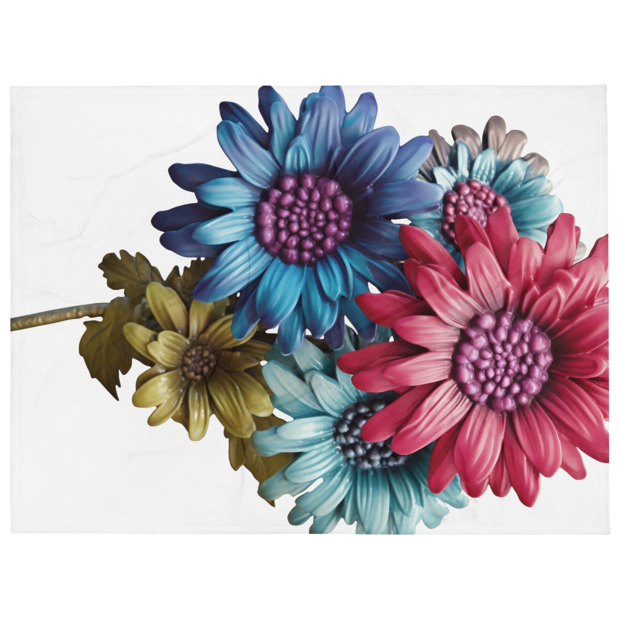 Cineraria Flower Blanket by Visual Verse - Image 1