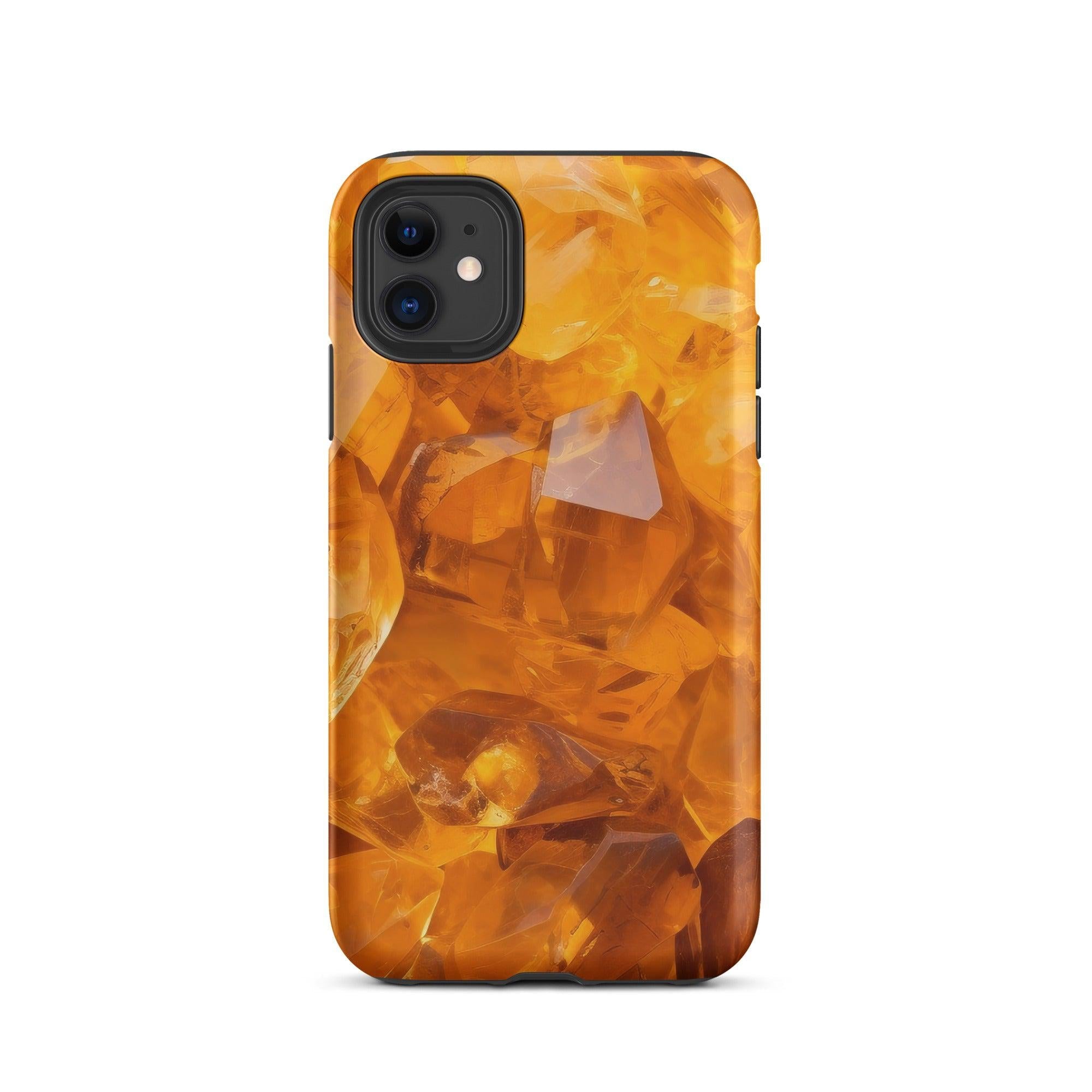 Citrine Rock iPhone Case by Visual Verse - Image 2