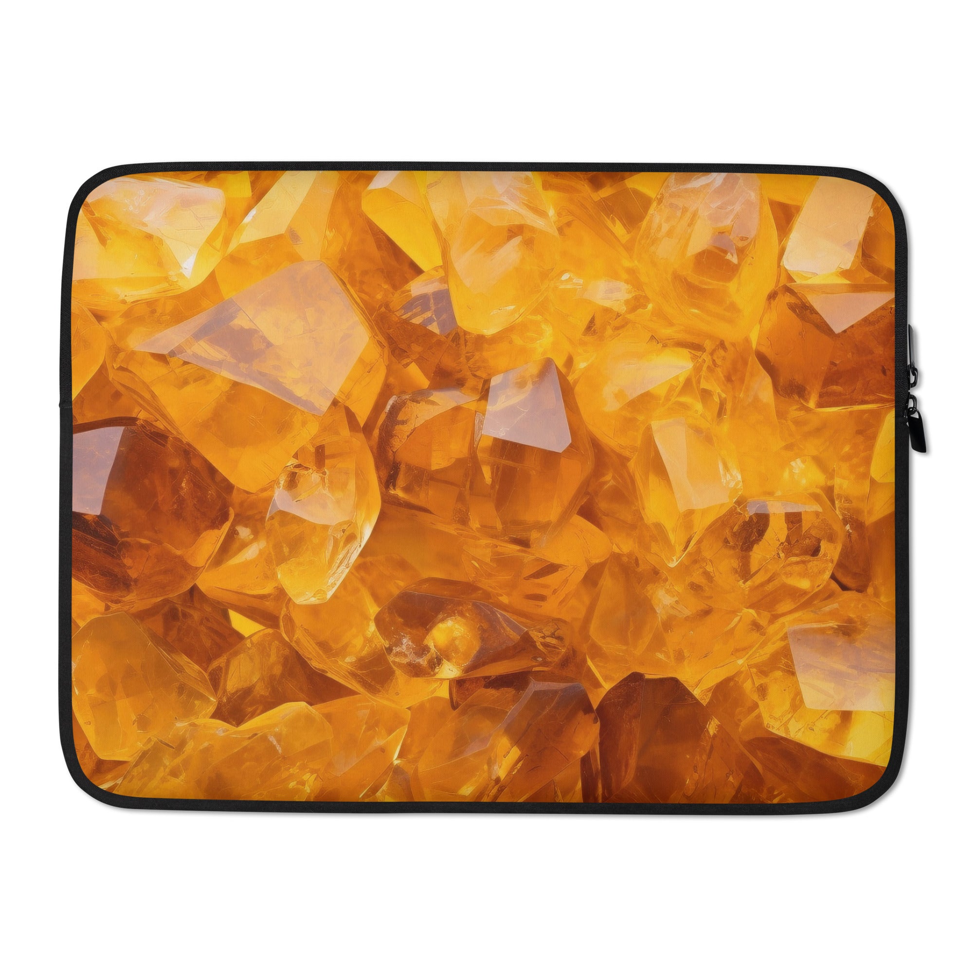 Citrine Rock Laptop Sleeve by Visual Verse - Image 1