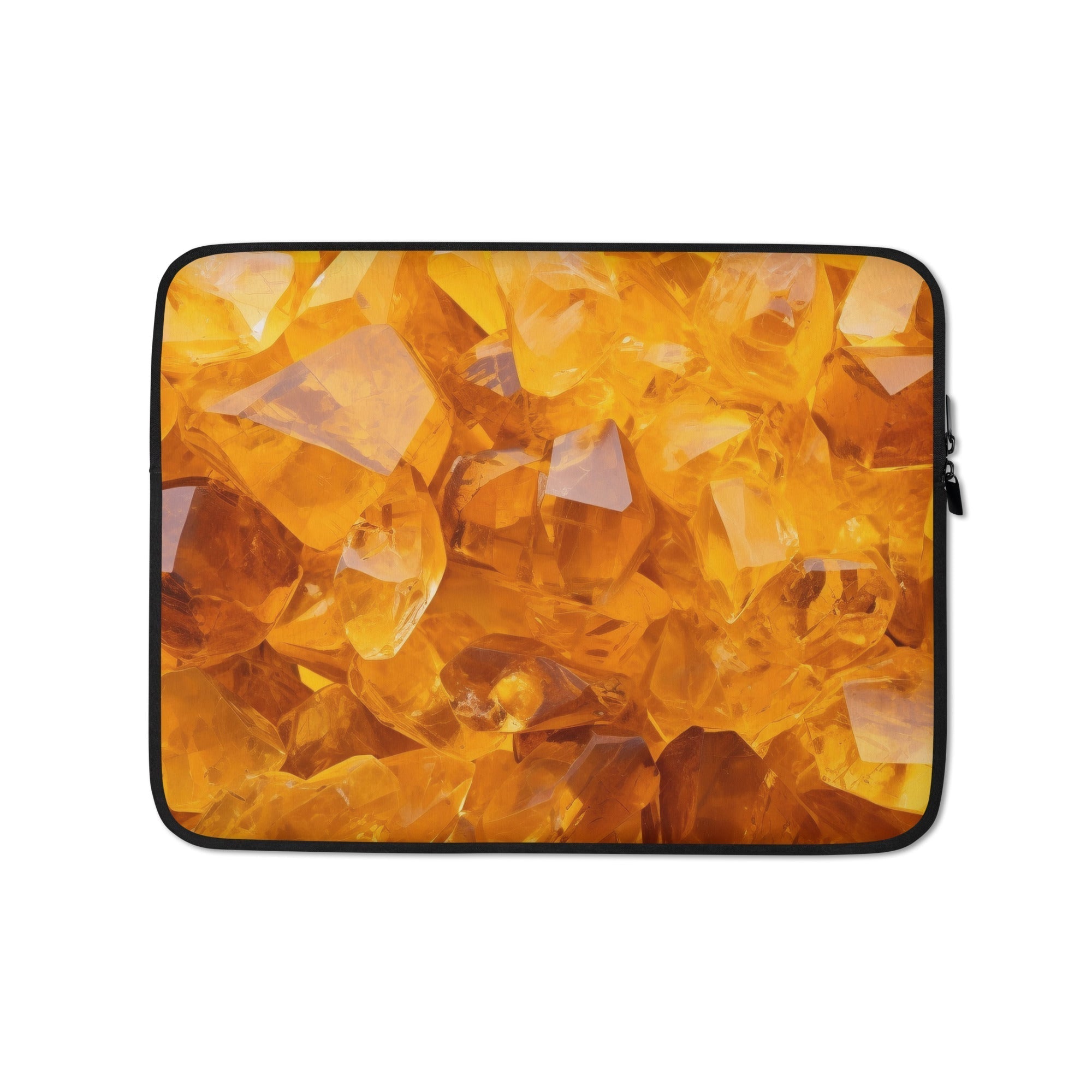 Citrine Rock Laptop Sleeve by Visual Verse - Image 2