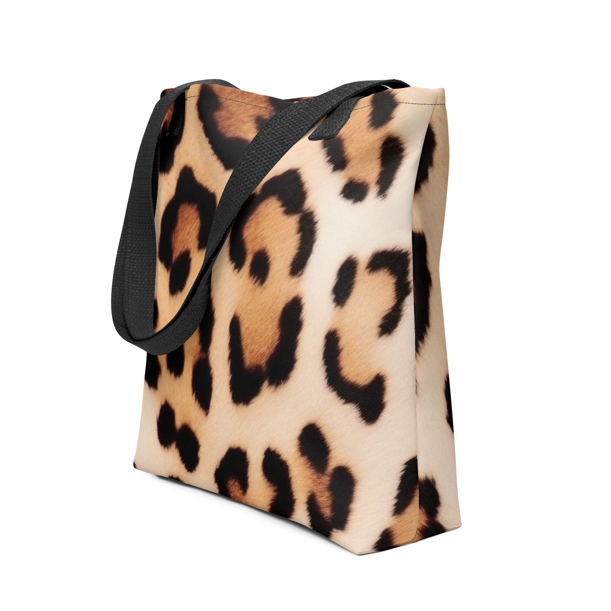 Classic Leopard Print Tote Bag by Visual Verse - Image 1