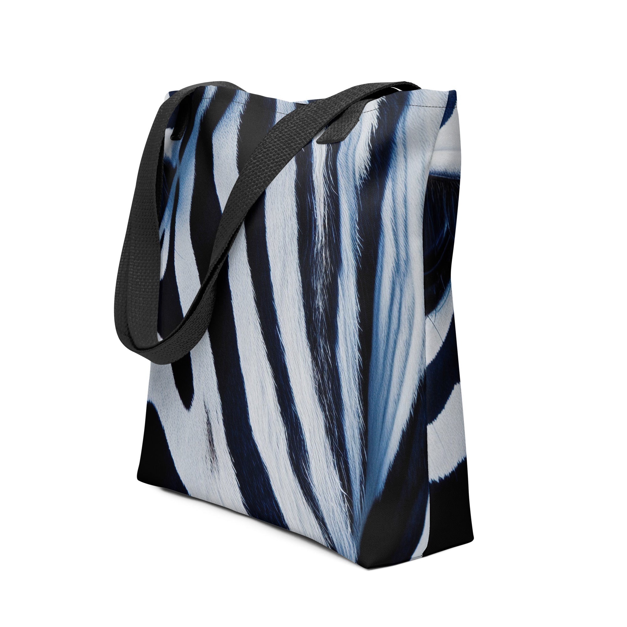 Classic Zebra Stripe Tote Bag by Visual Verse - Image 1