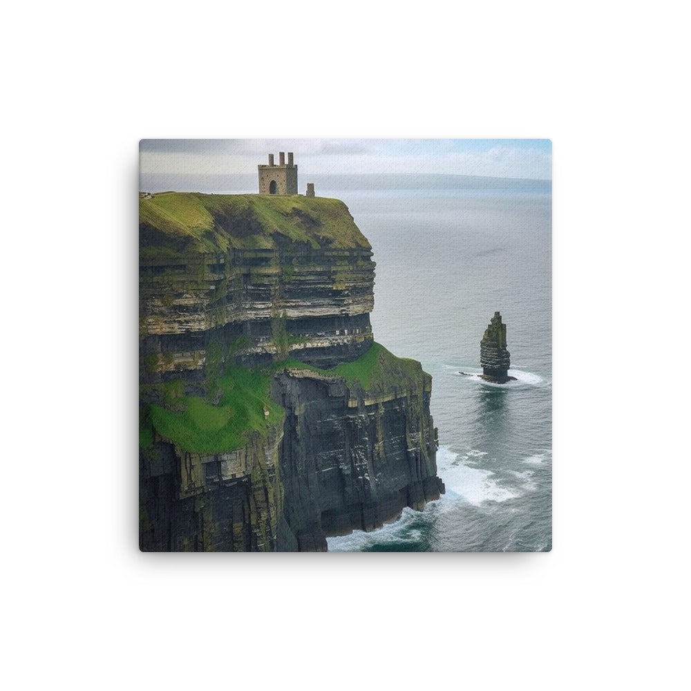 Cliffs of Moher Ireland Landscape Art Canvas by Visual Verse - Image 1