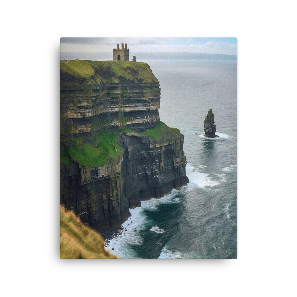 Cliffs of Moher Ireland Landscape Art Canvas by Visual Verse - Image 4