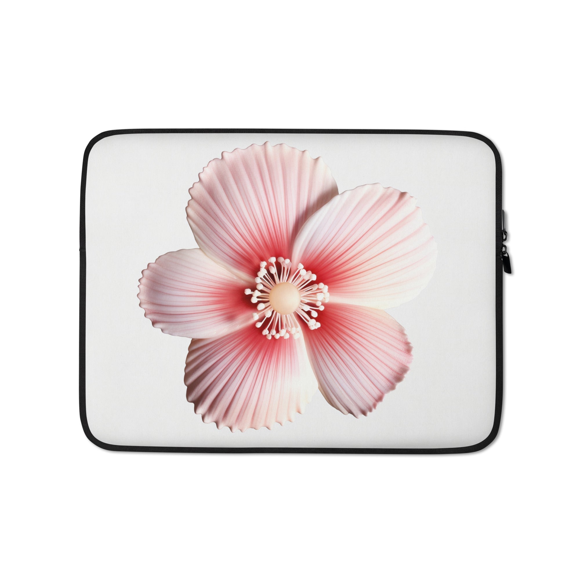 Cockle Flower Laptop Sleeve by Visual Verse - Image 2