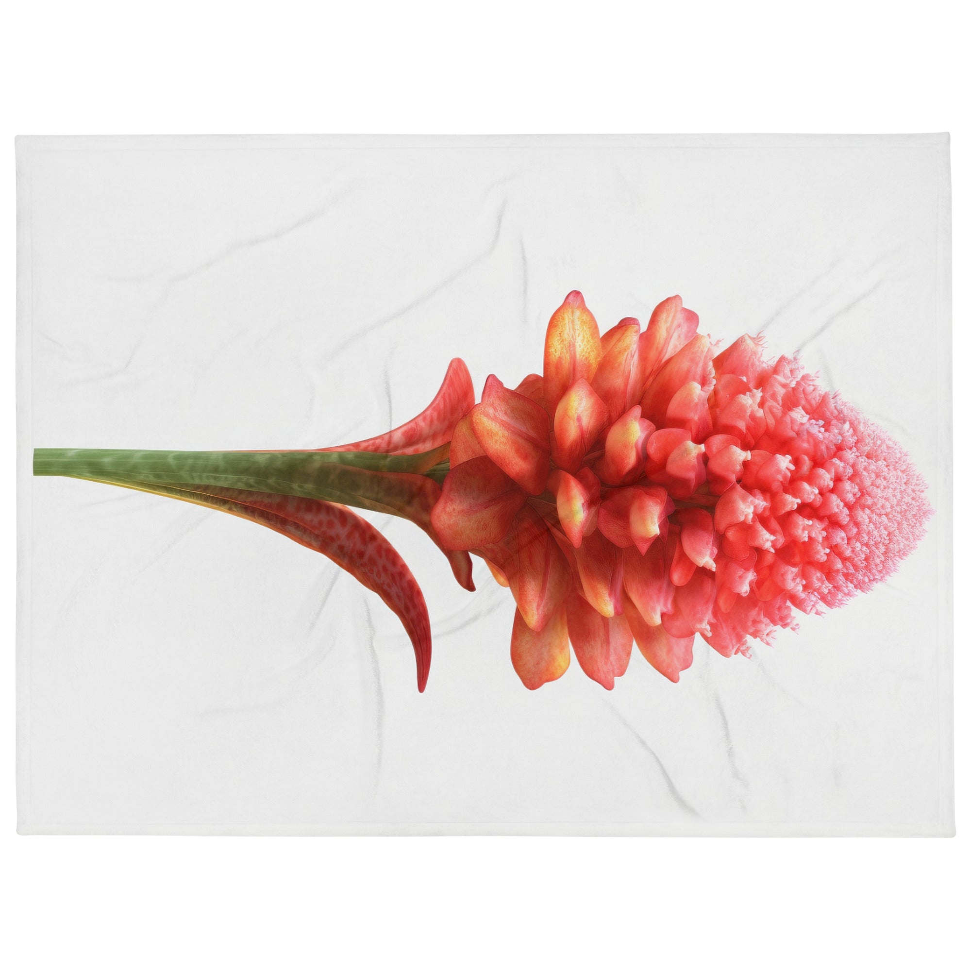 Cockscomb Flower Blanket by Visual Verse - Image 1