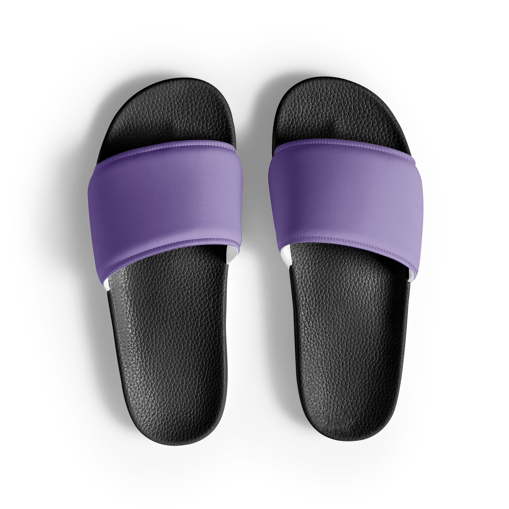 Cold Purple Color Women's Slides by Visual Verse - Image 1