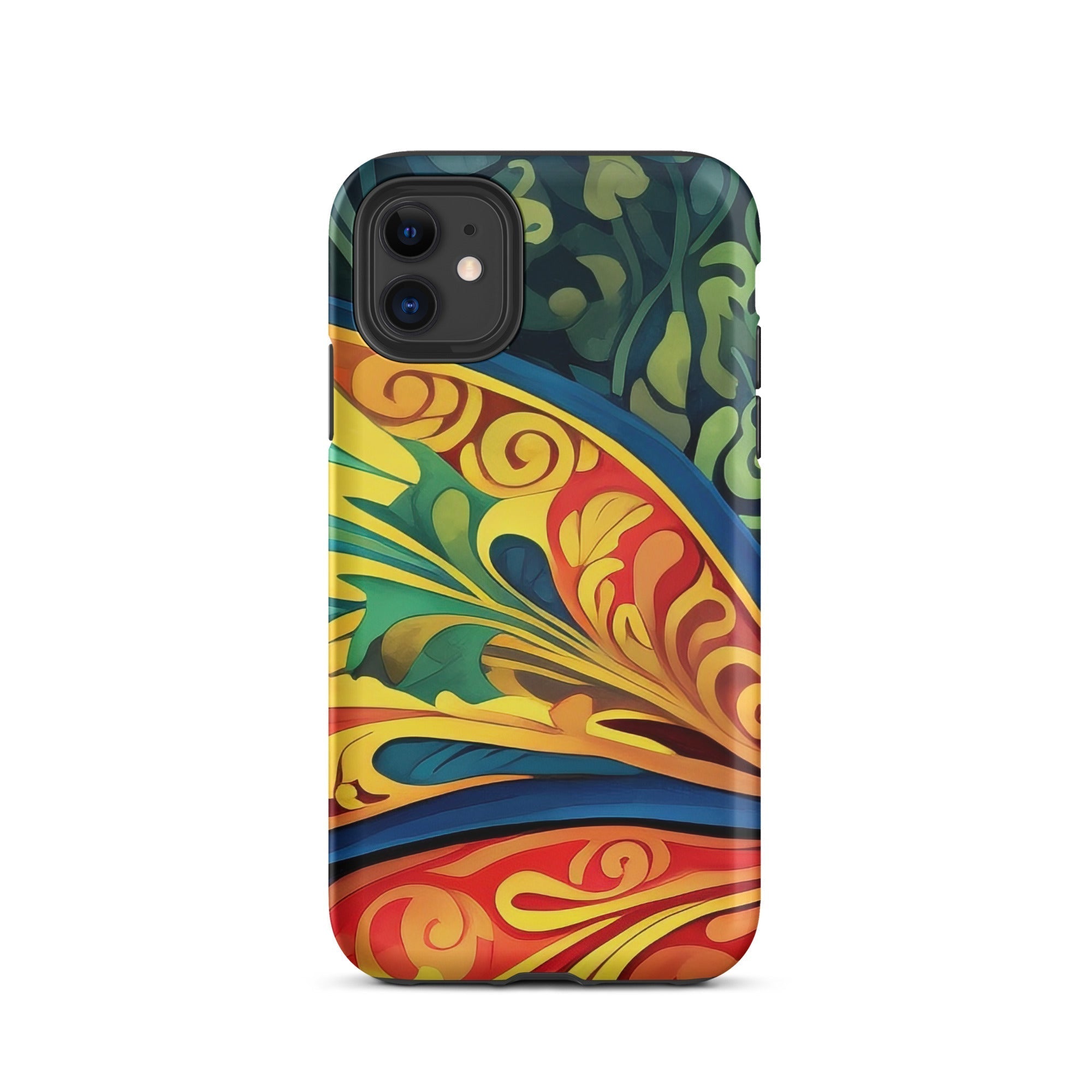 Colorful Insect Wings iPhone Case by Visual Verse - Image 2