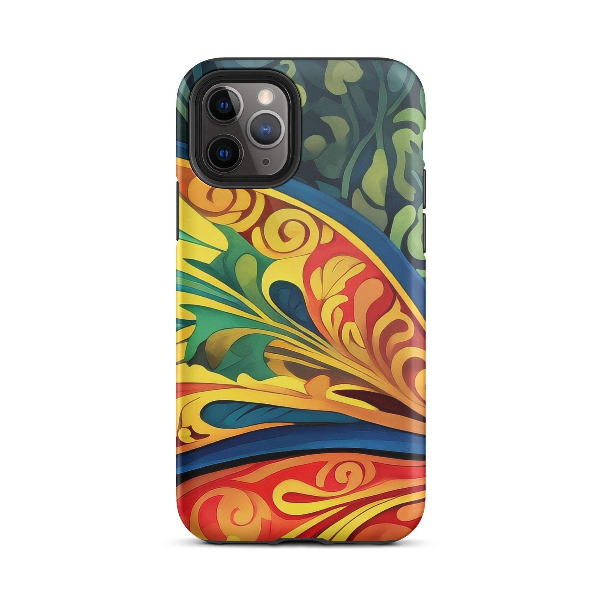 Colorful Insect Wings iPhone Case by Visual Verse - Image 3