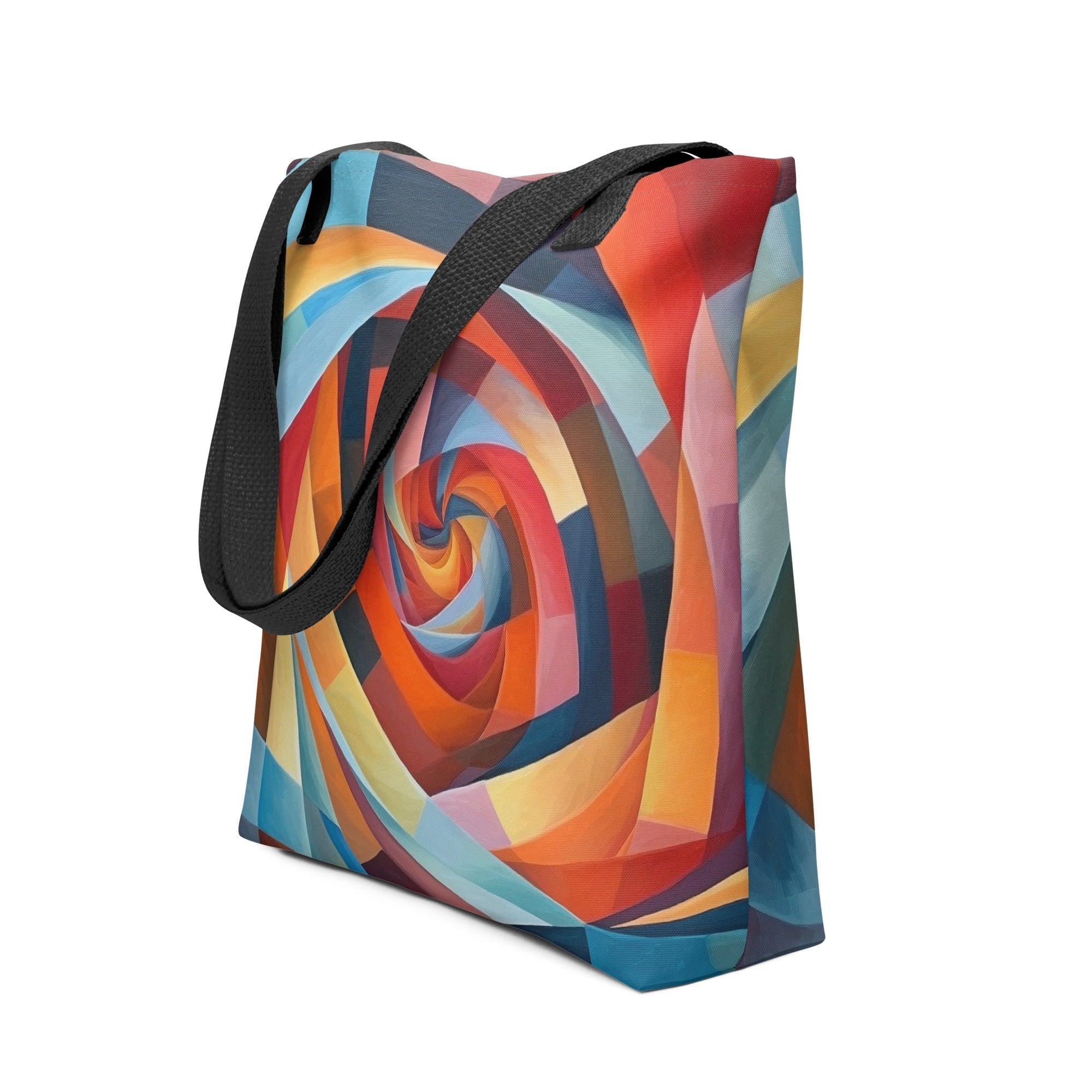 Colorful Pattern Tote Bag by Visual Verse - Image 1