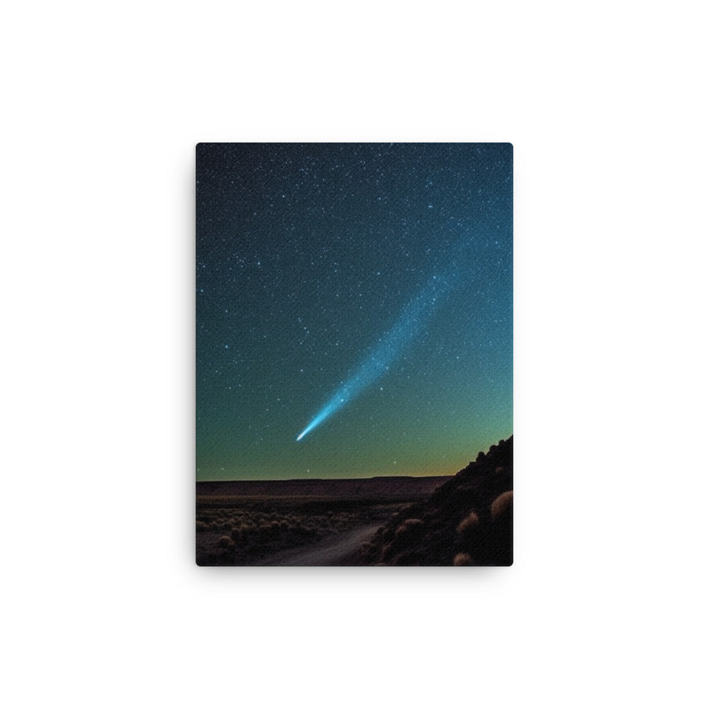 Comet Halley Space Art Canvas by Visual Verse - Image 2