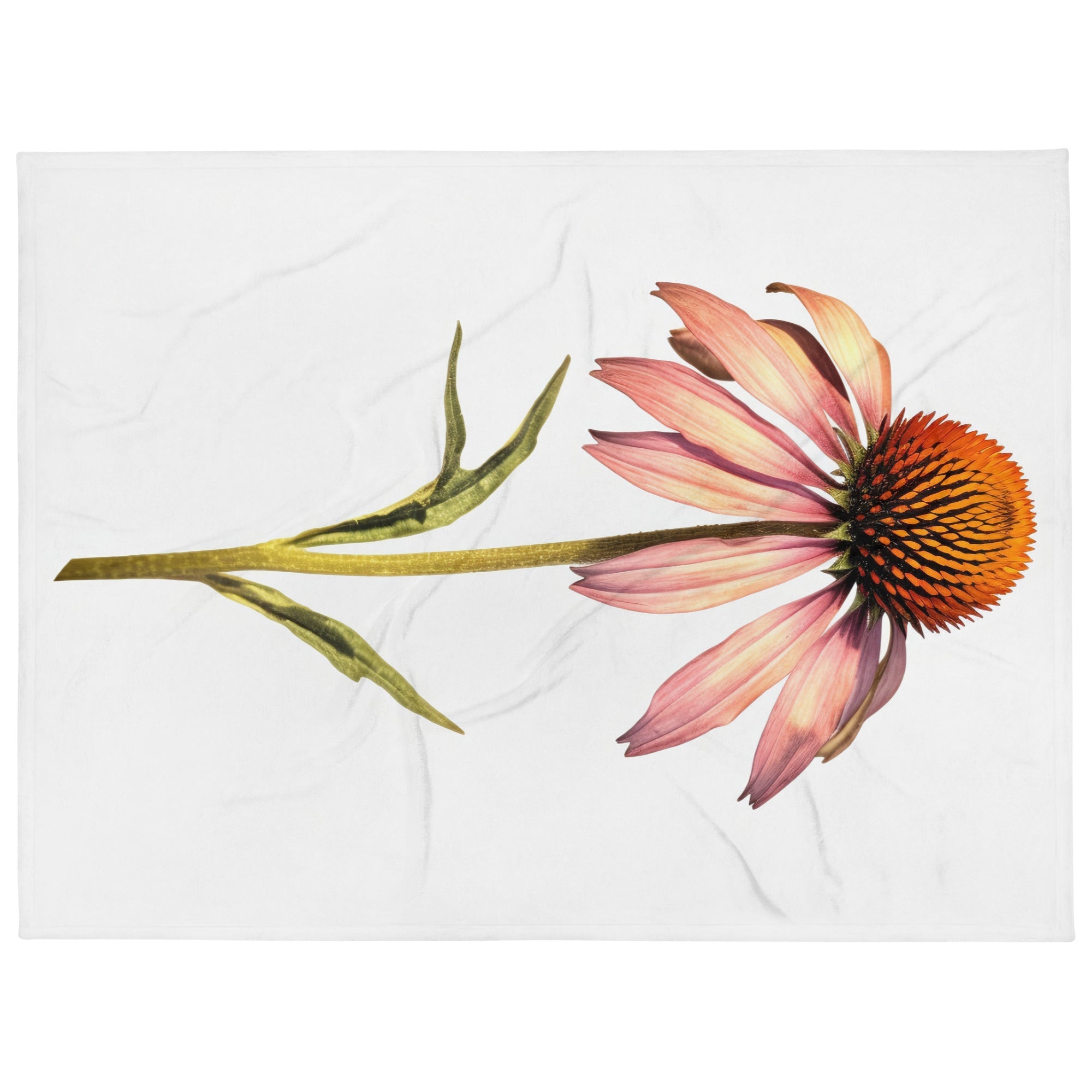 Coneflower Flower Blanket by Visual Verse - Image 1