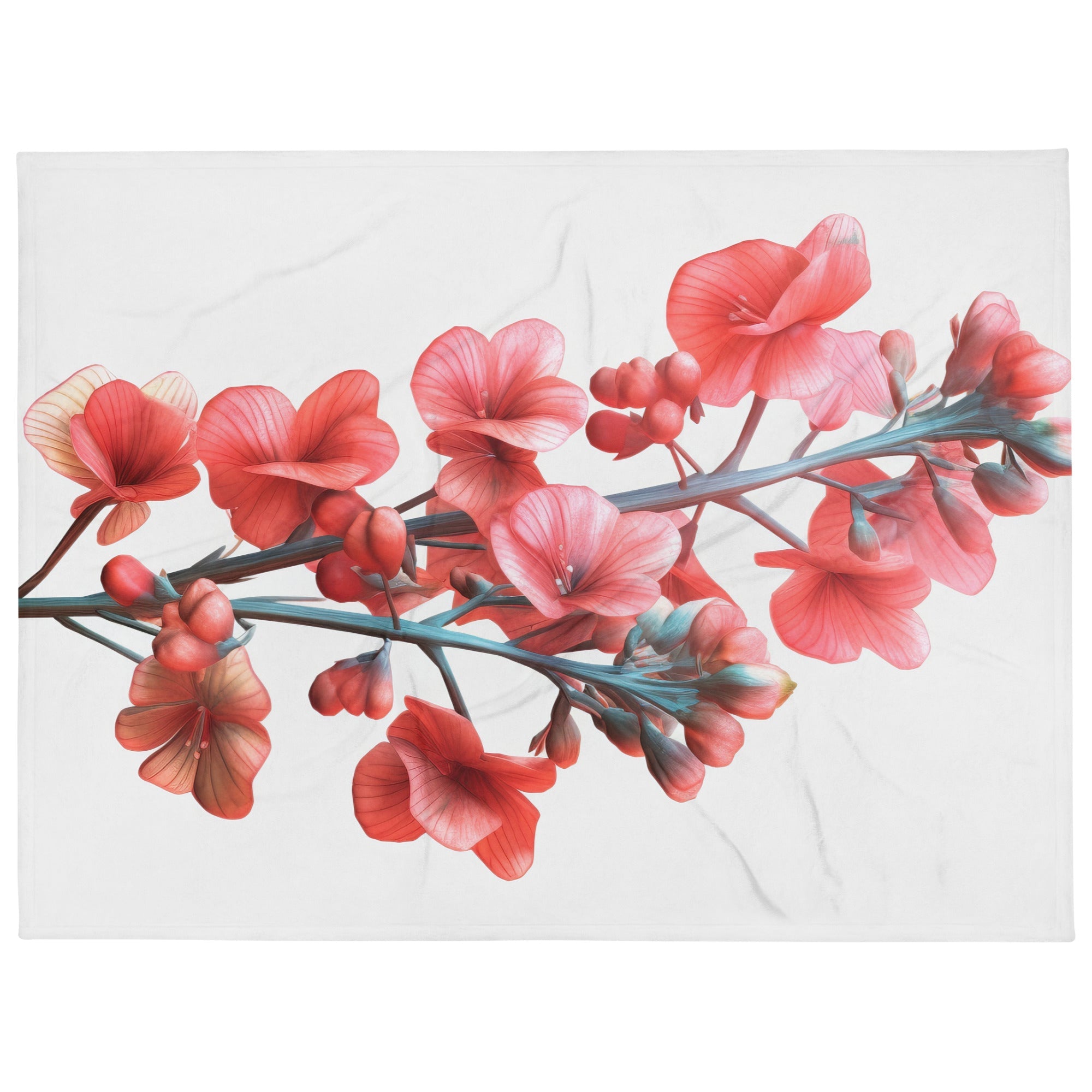 Coral Bells Flower Blanket by Visual Verse - Image 1