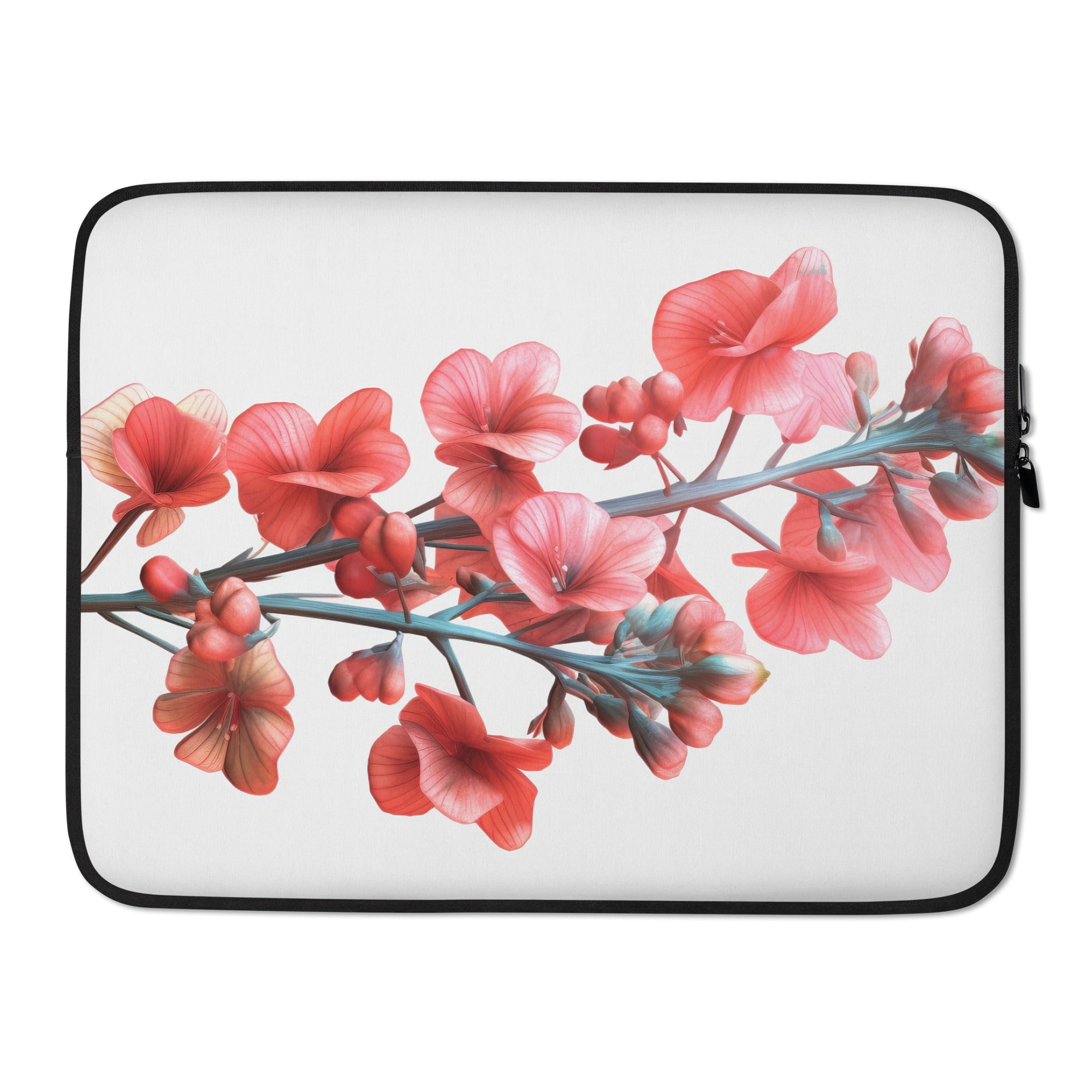 Coral Bells Flower Laptop Sleeve by Visual Verse - Image 1