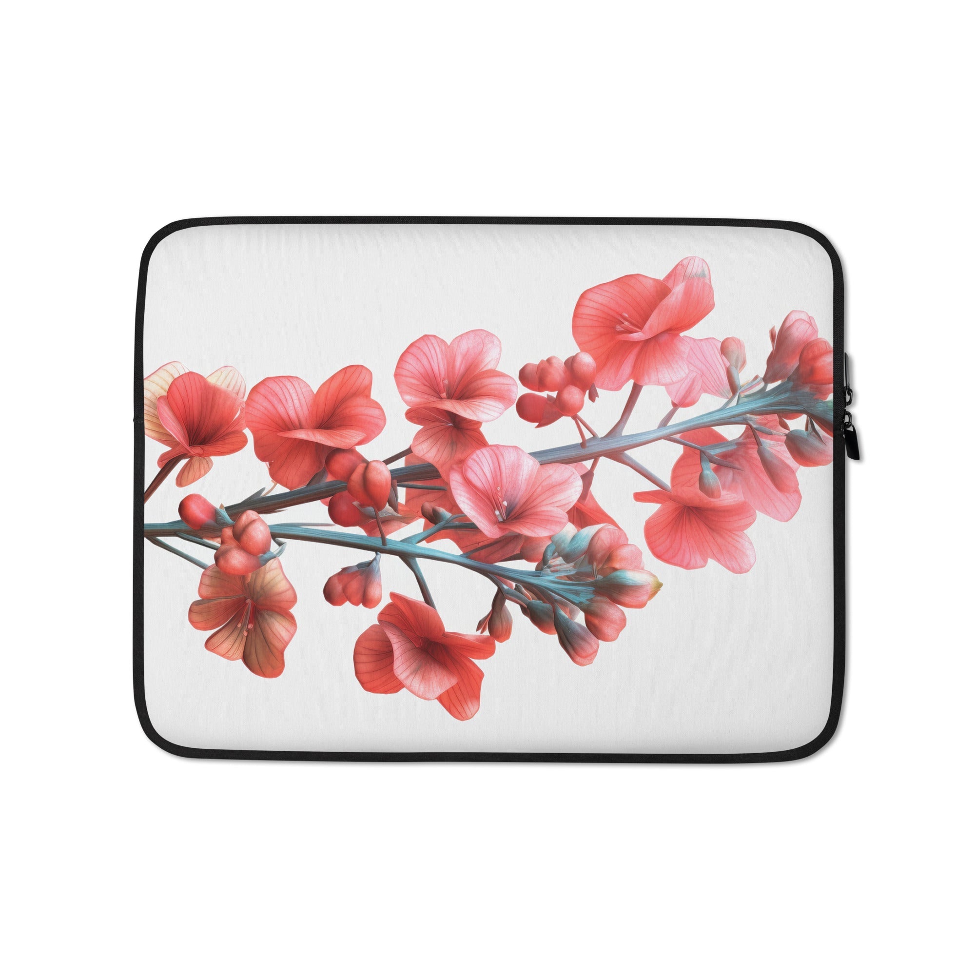 Coral Bells Flower Laptop Sleeve by Visual Verse - Image 2