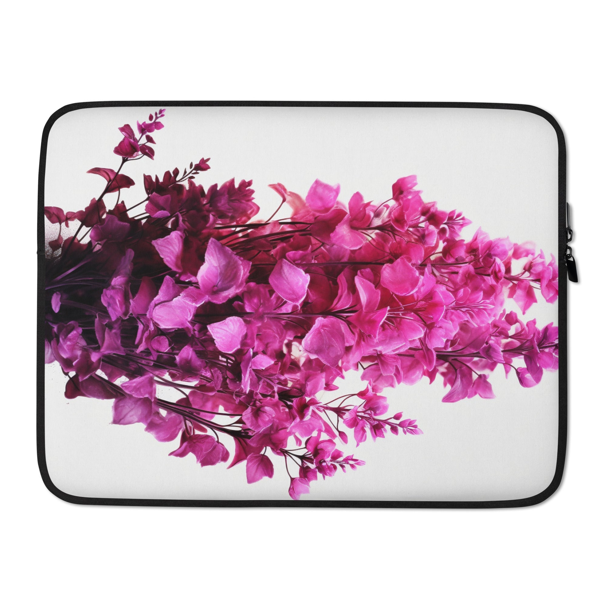 Coral Bells Palace Purple Flower Laptop Sleeve by Visual Verse - Image 1