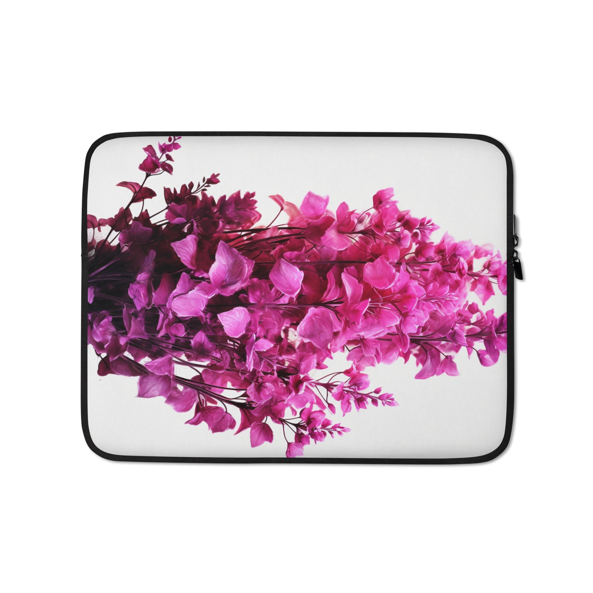 Coral Bells Palace Purple Flower Laptop Sleeve by Visual Verse - Image 2