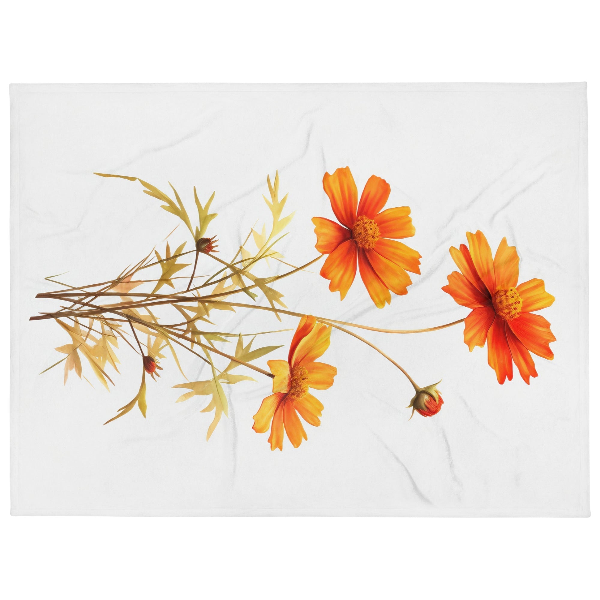 Coreopsis Flower Blanket by Visual Verse - Image 1