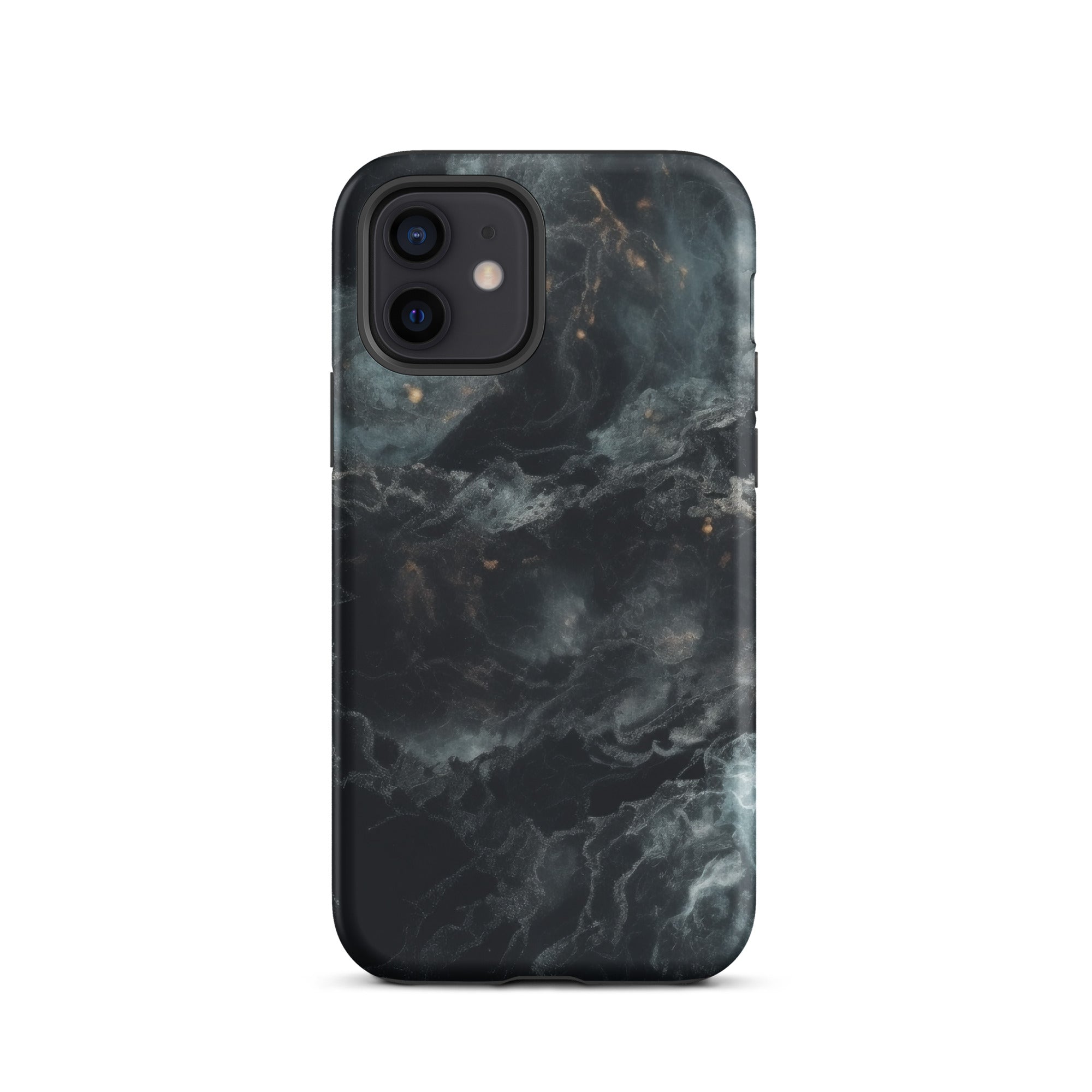 Cosmic Black Granite iPhone Case by Visual Verse - Image 10