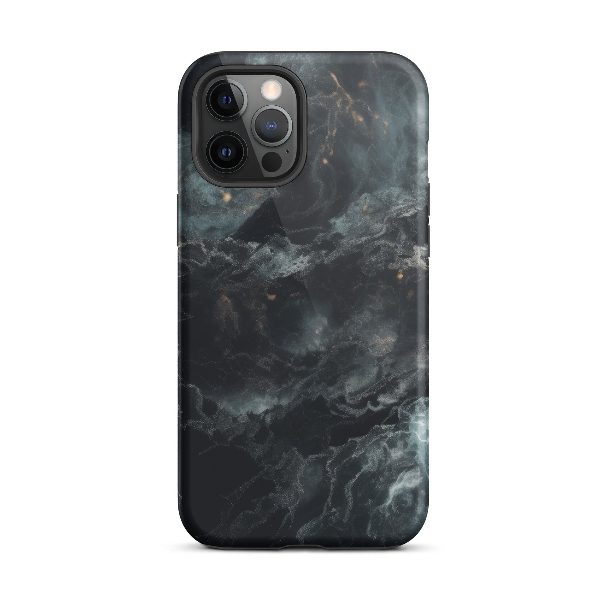 Cosmic Black Granite iPhone Case by Visual Verse - Image 13