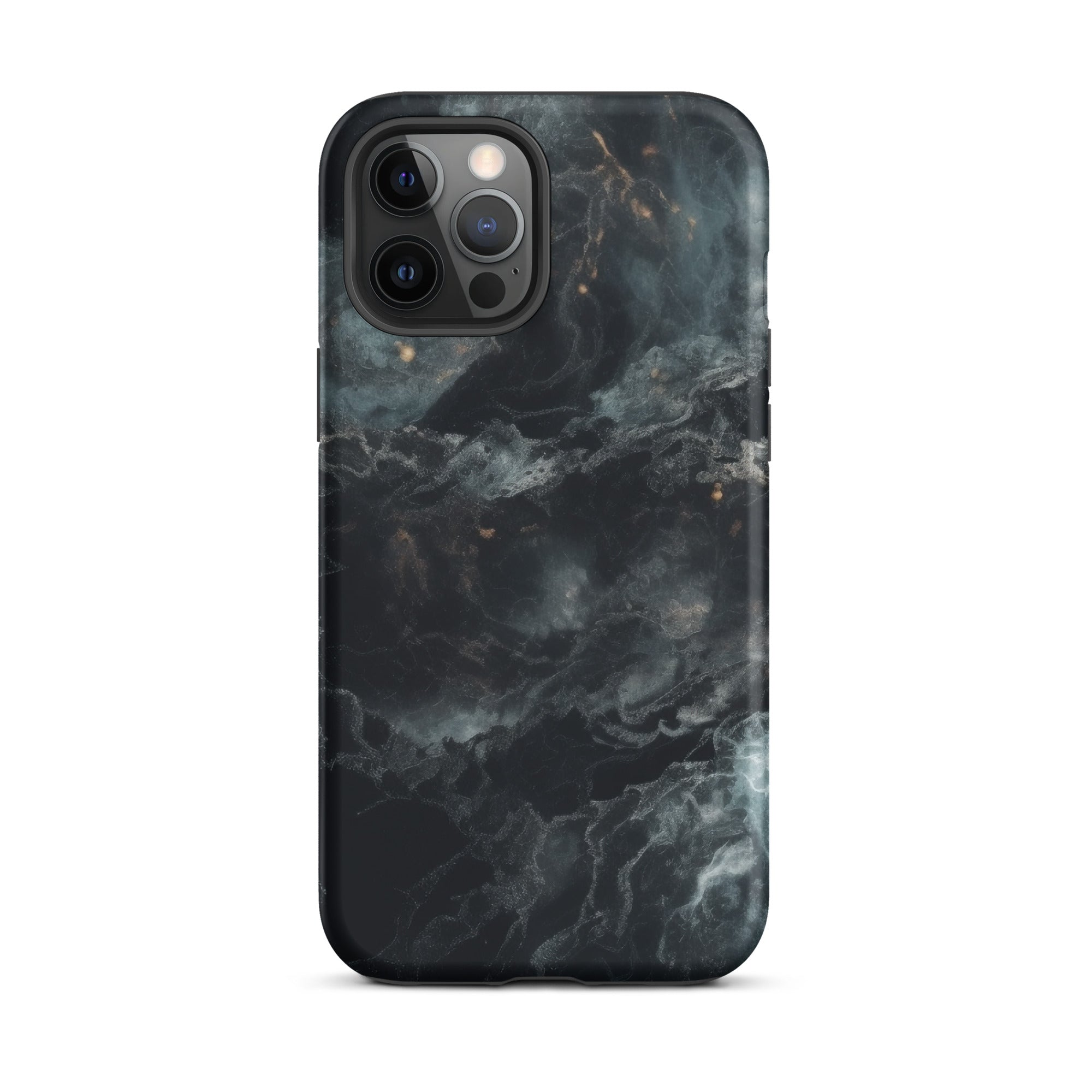 Cosmic Black Granite iPhone Case by Visual Verse - Image 14