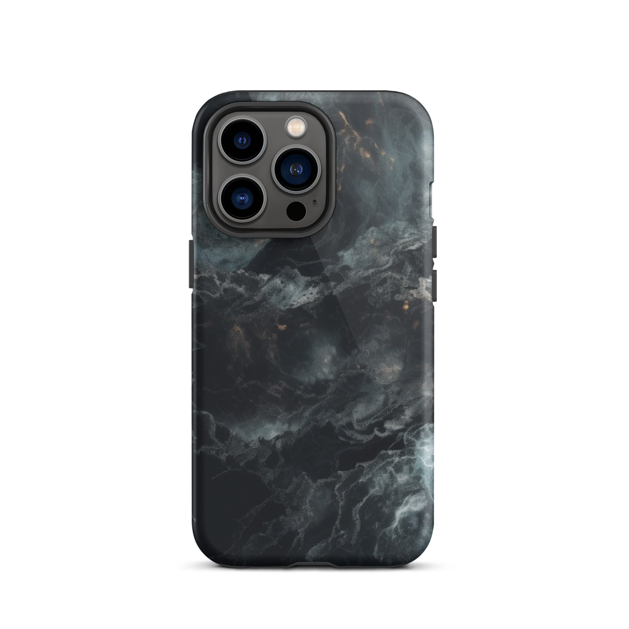 Cosmic Black Granite iPhone Case by Visual Verse - Image 19