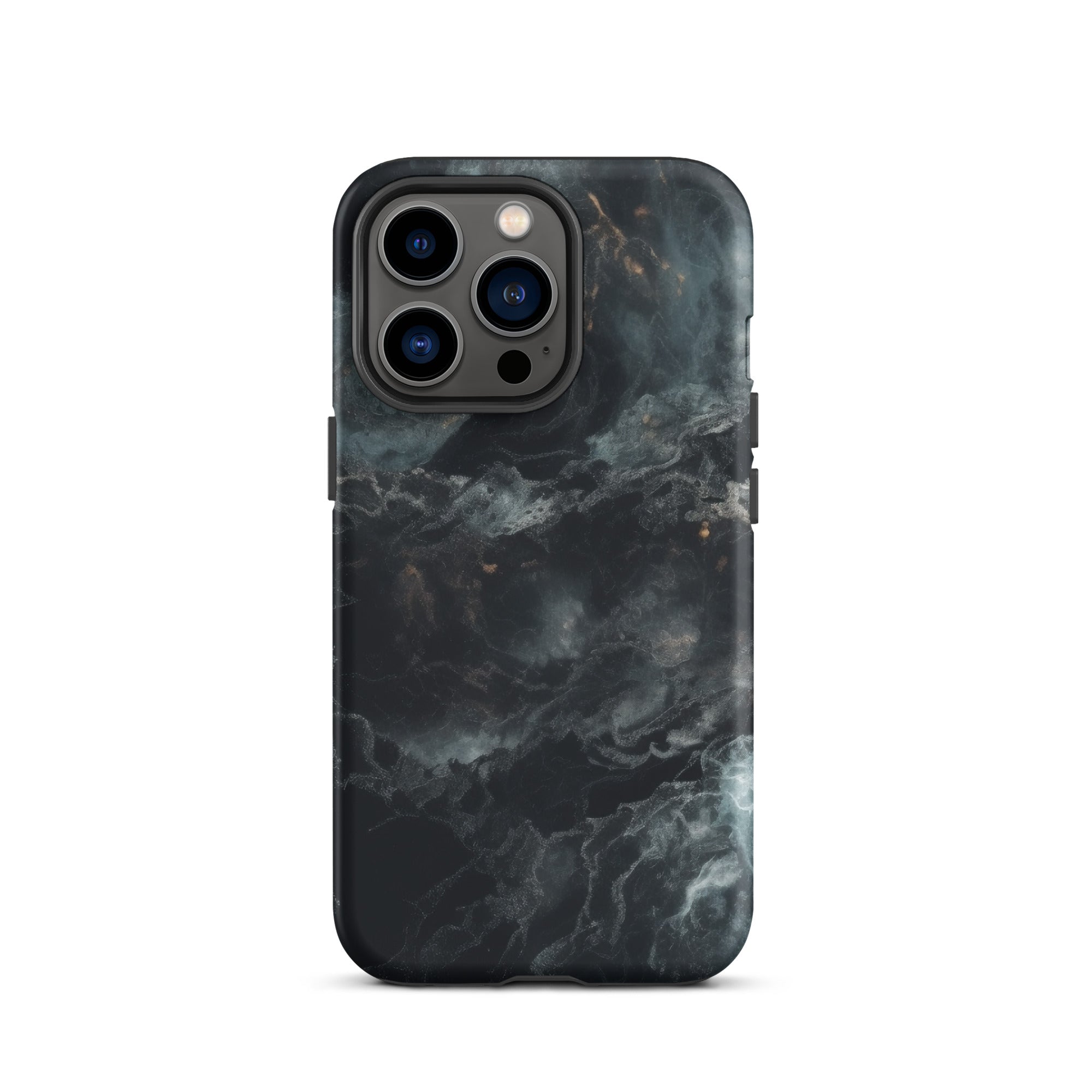 Cosmic Black Granite iPhone Case by Visual Verse - Image 20