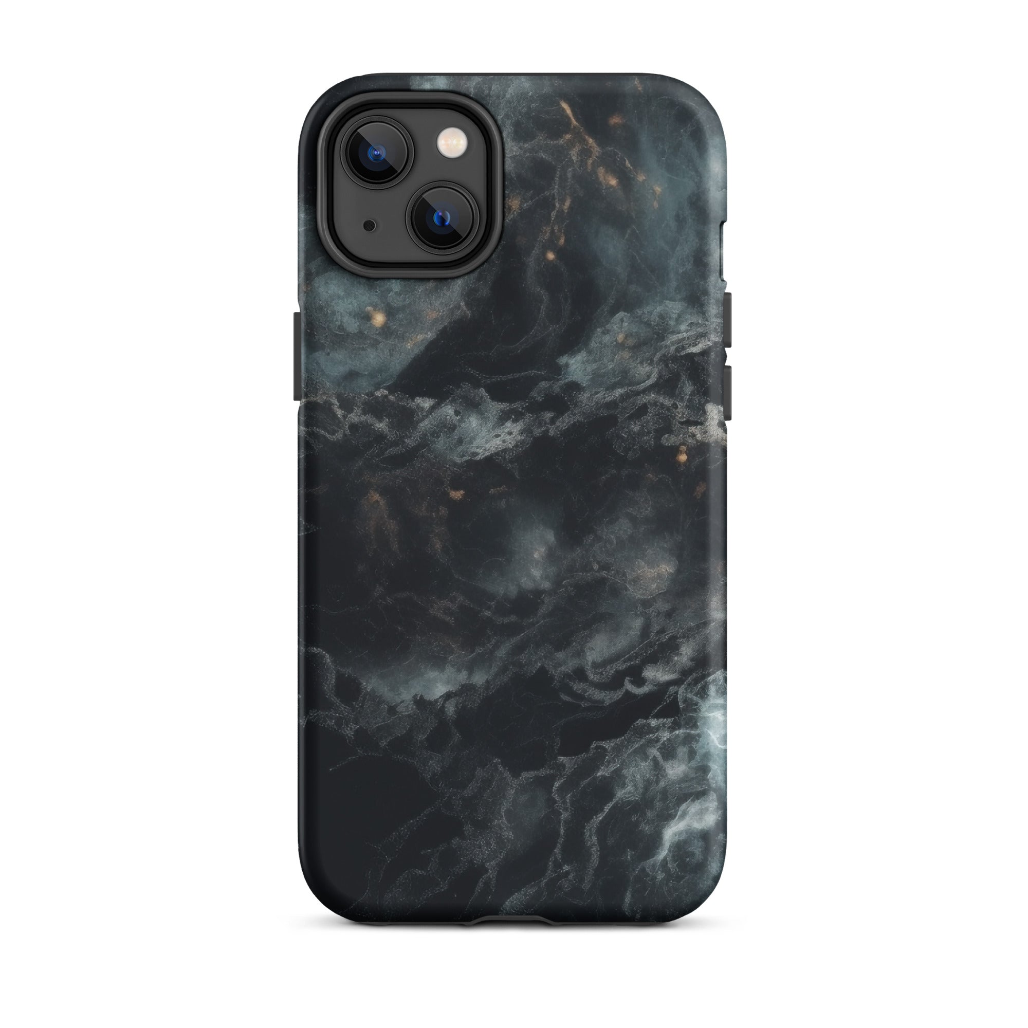 Cosmic Black Granite iPhone Case by Visual Verse - Image 26