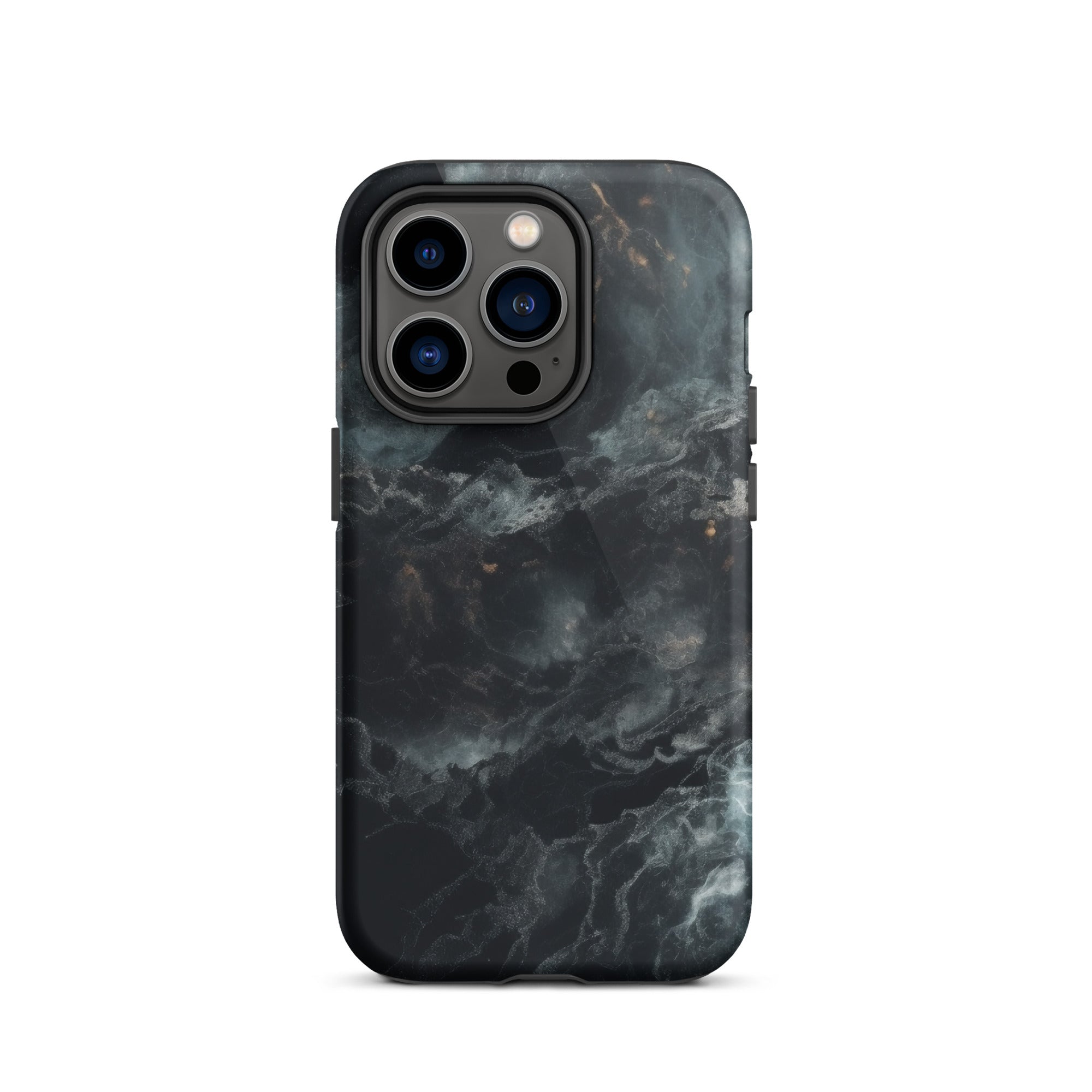 Cosmic Black Granite iPhone Case by Visual Verse - Image 27