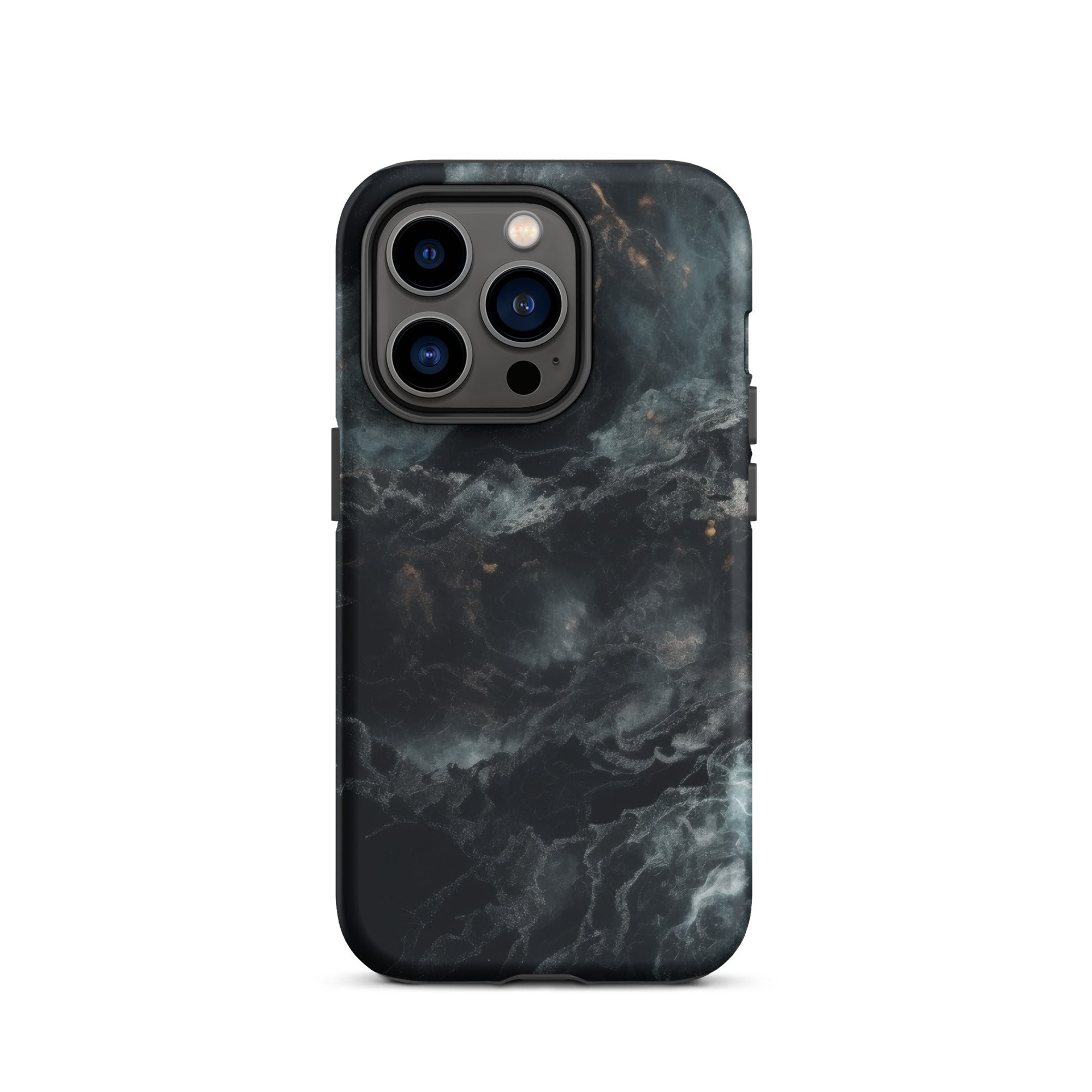 Cosmic Black Granite iPhone Case by Visual Verse - Image 28