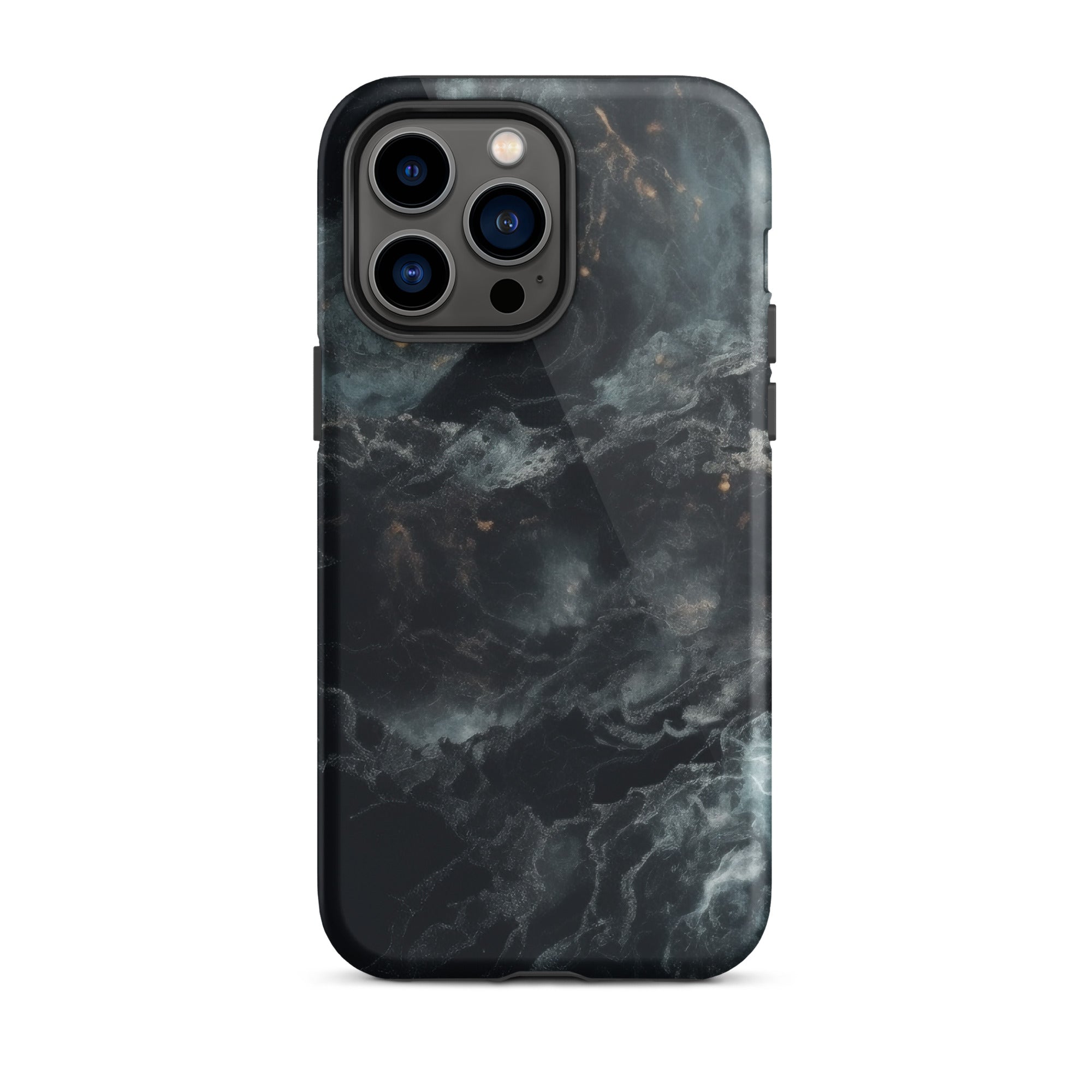 Cosmic Black Granite iPhone Case by Visual Verse - Image 29