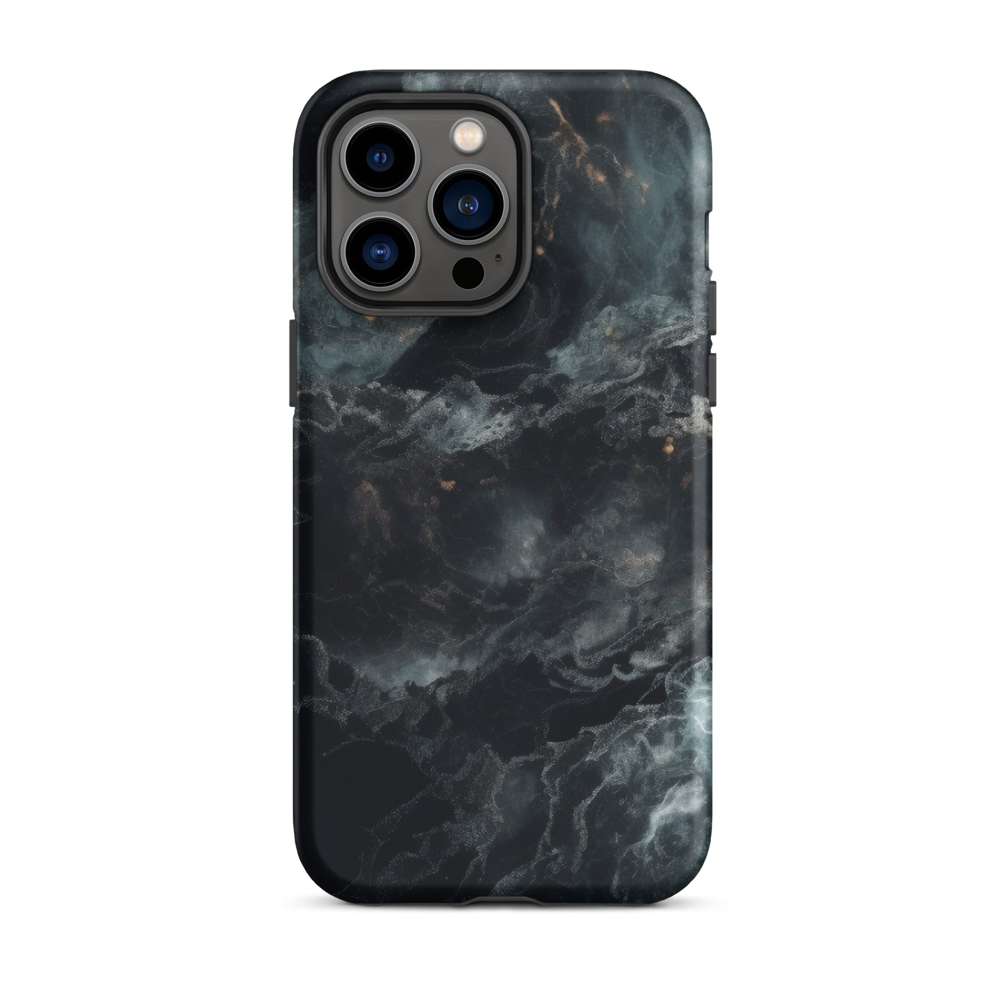 Cosmic Black Granite iPhone Case by Visual Verse - Image 30