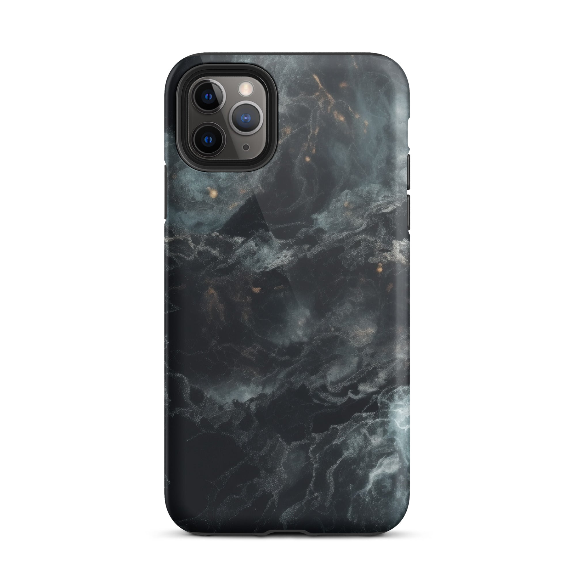 Cosmic Black Granite iPhone Case by Visual Verse - Image 5