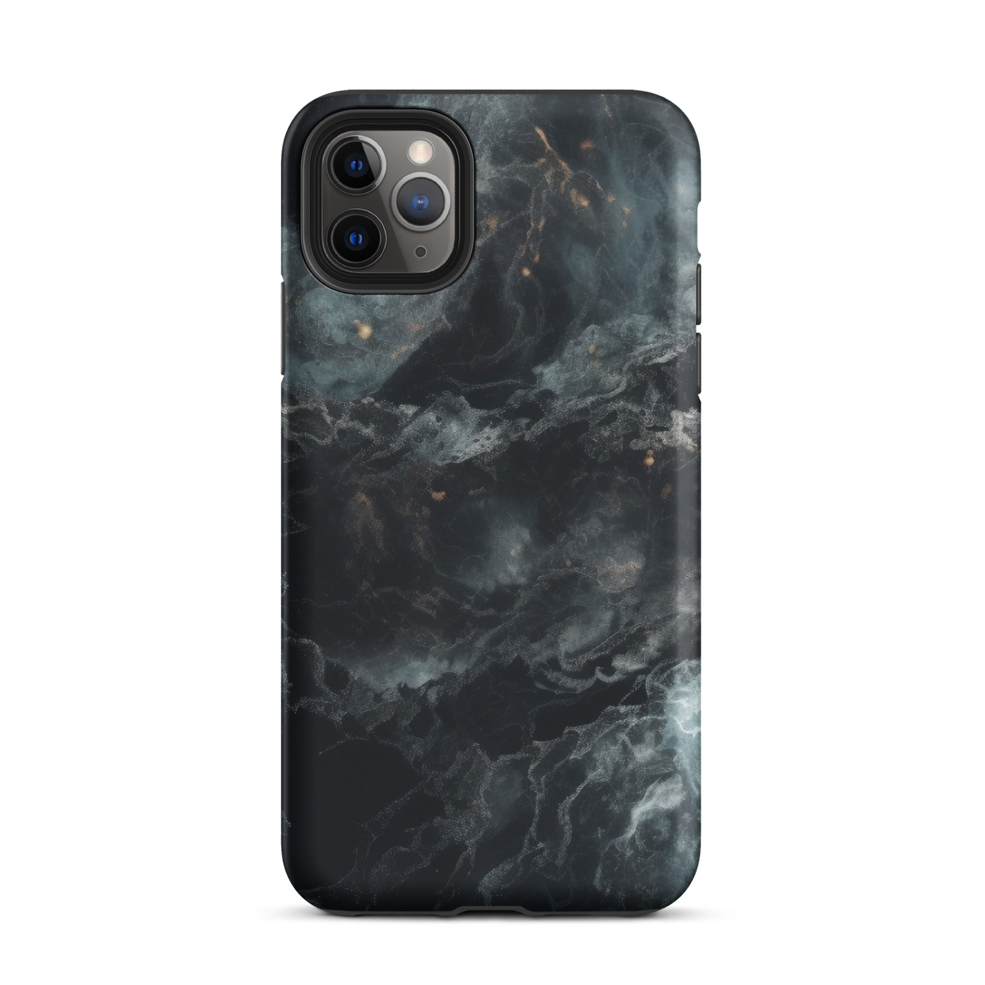 Cosmic Black Granite iPhone Case by Visual Verse - Image 6