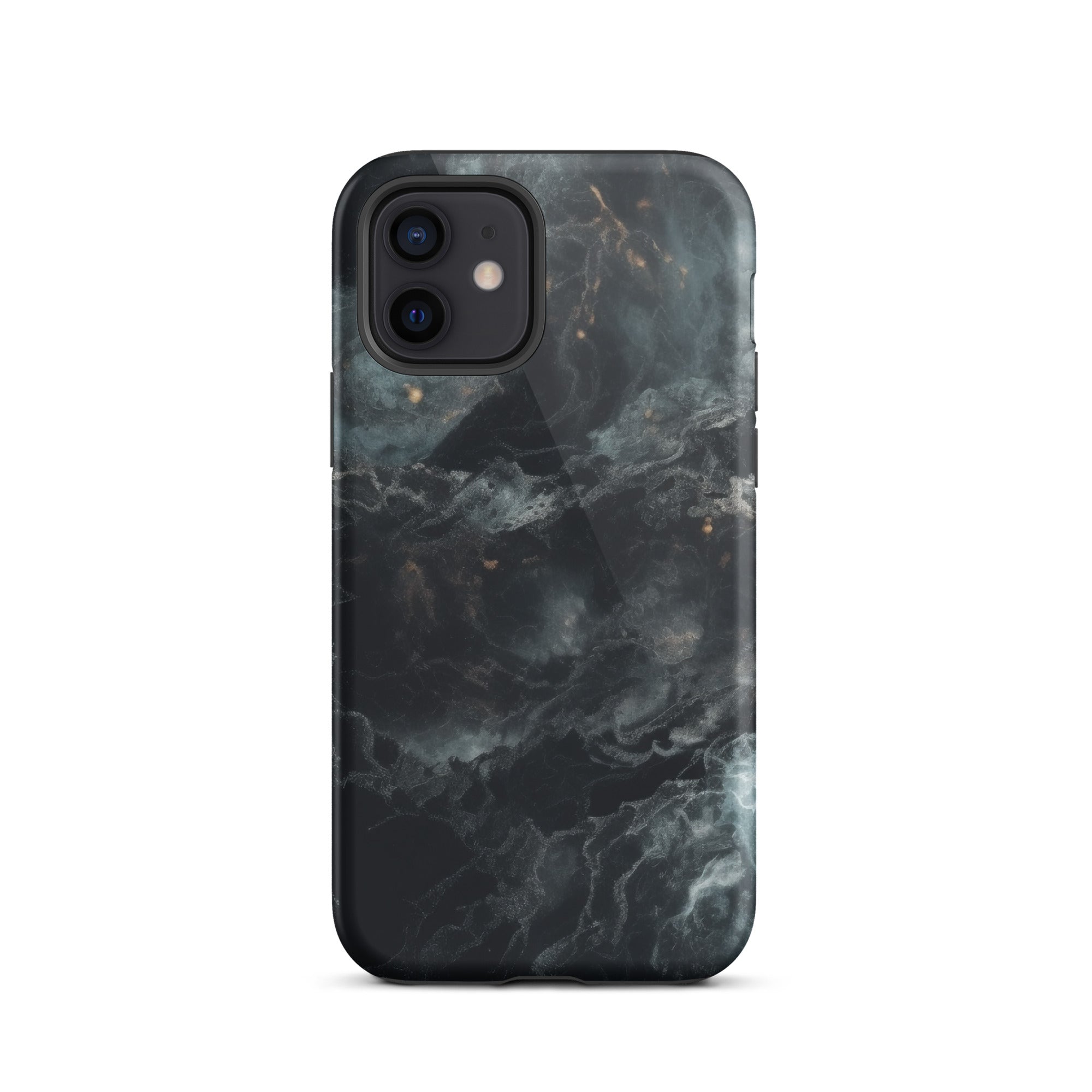 Cosmic Black Granite iPhone Case by Visual Verse - Image 9