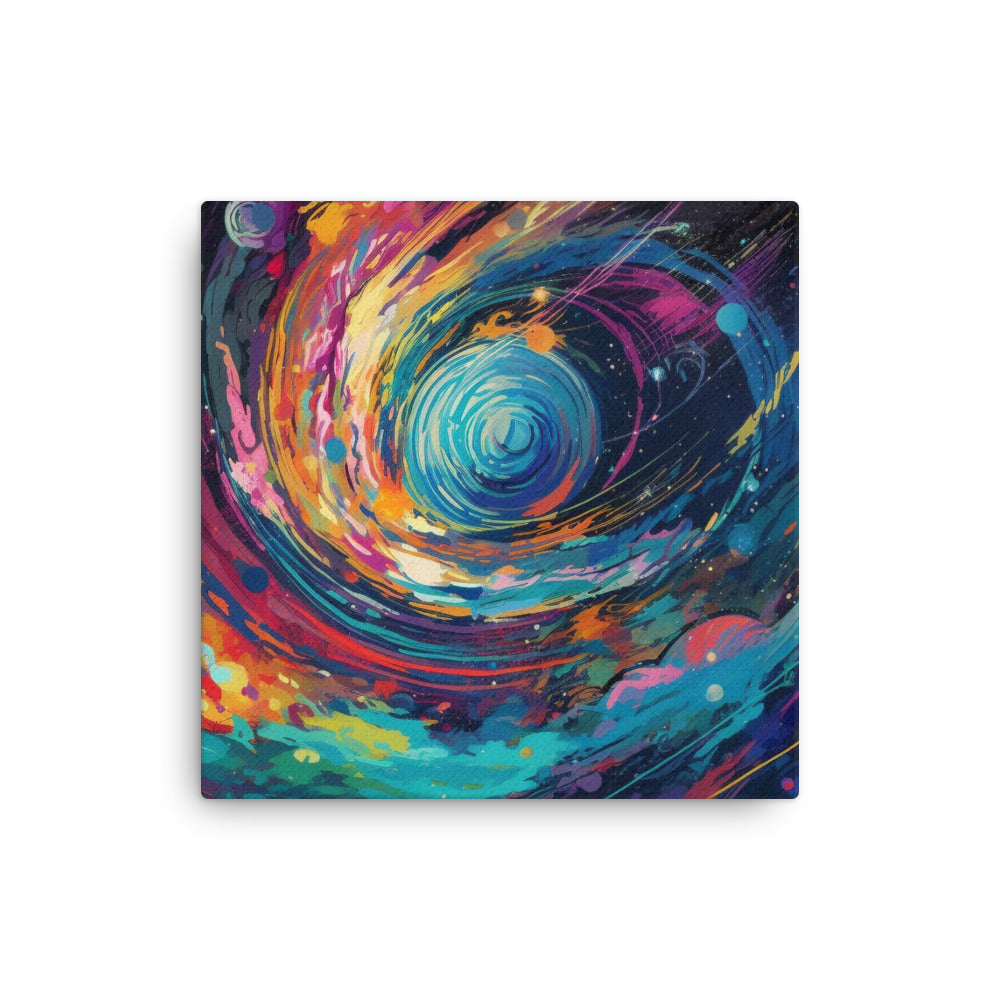 Cosmic Voyage Canvas Print by Visual Verse - Image 1