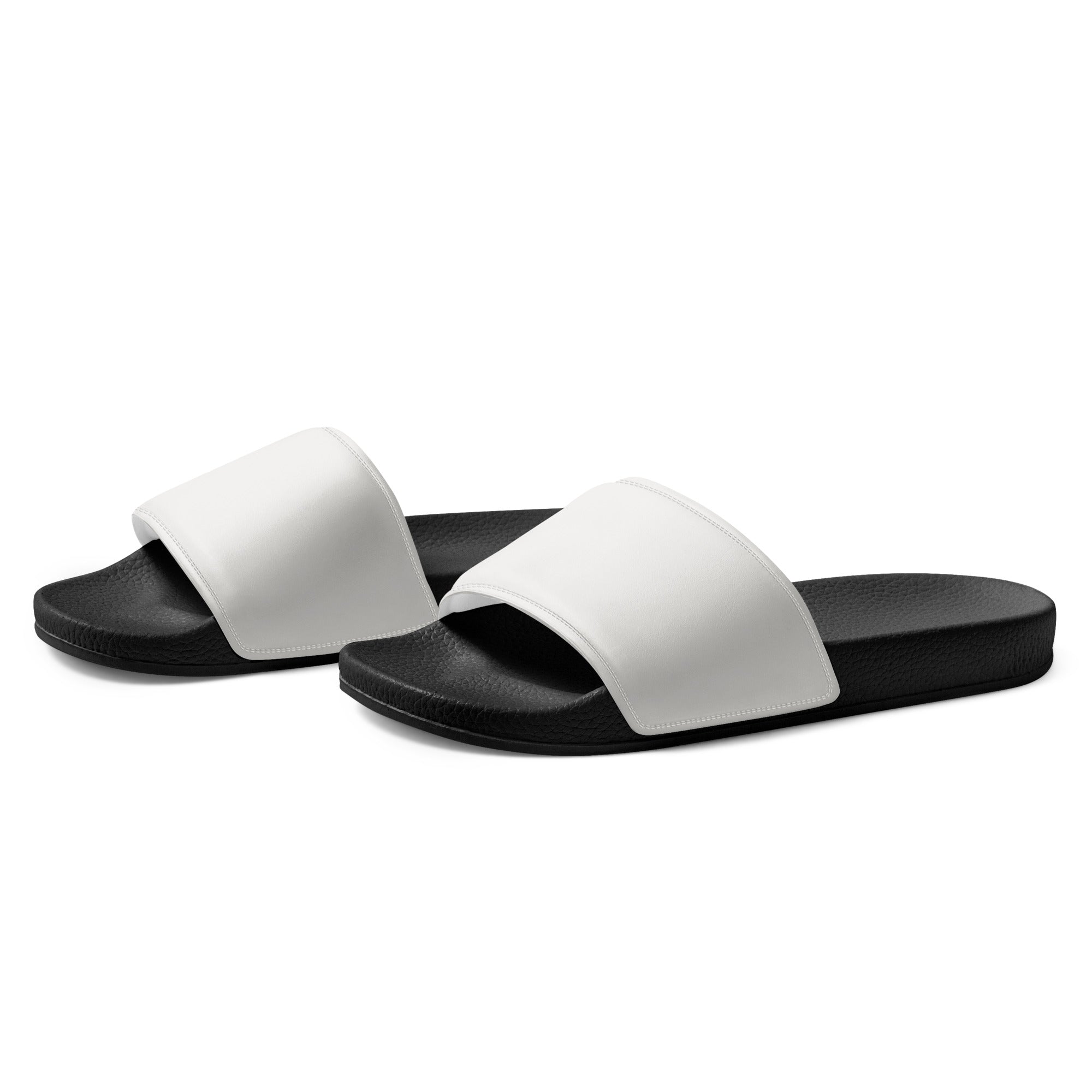 Cough Mixture Color Men's Slides by Visual Verse - Image 3