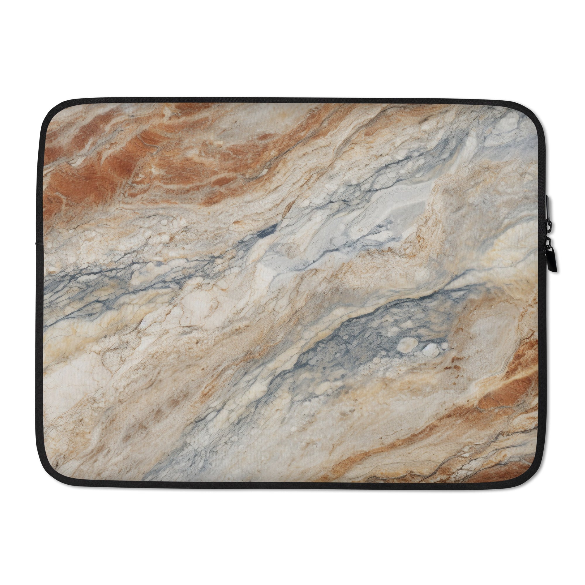 Creamy Granite Laptop Sleeve by Visual Verse - Image 1