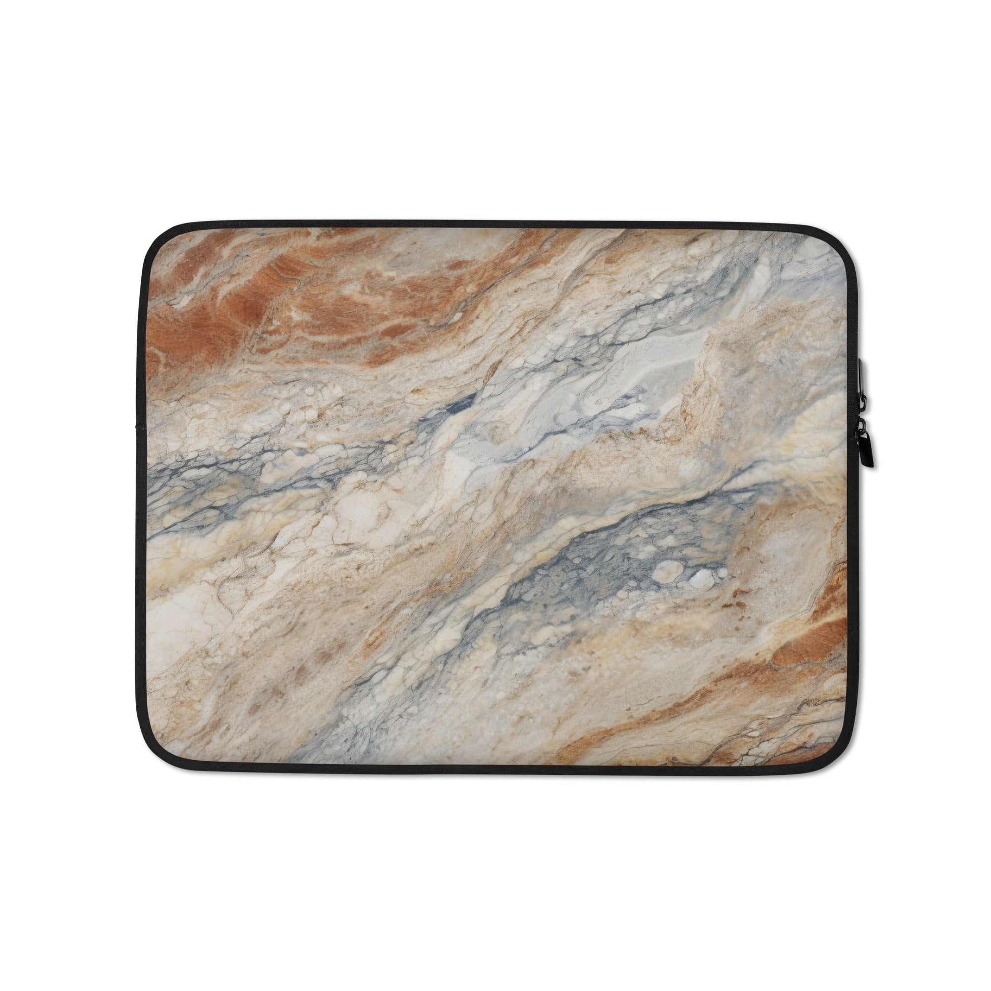 Creamy Granite Laptop Sleeve by Visual Verse - Image 2