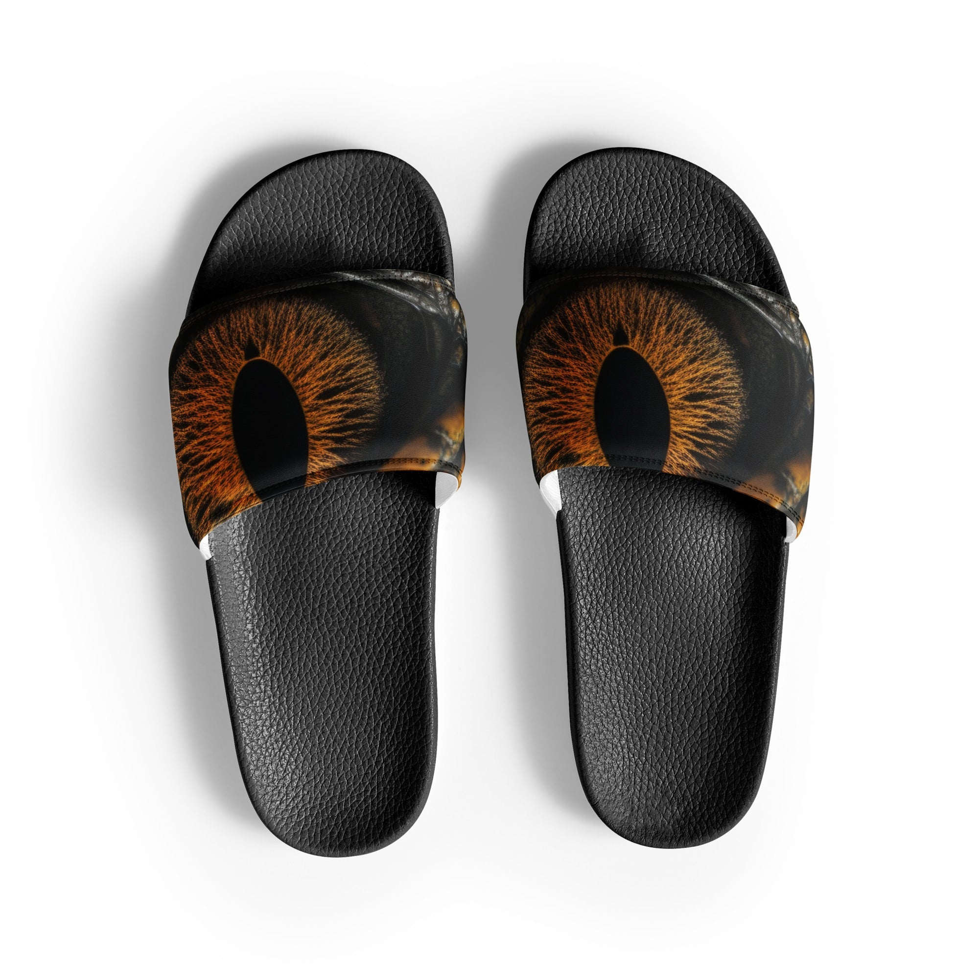 Crocodile Skin Men's Slides by Visual Verse - Image 1