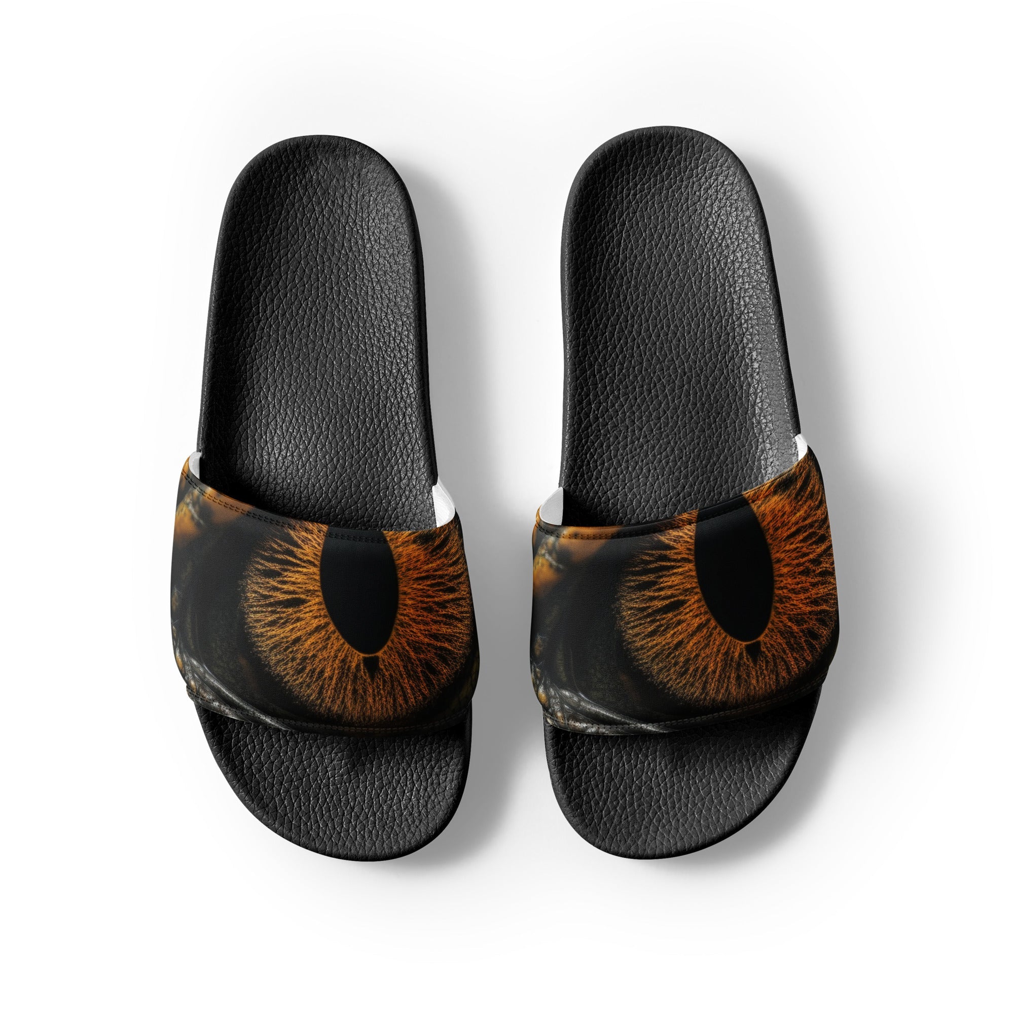 Crocodile Skin Men's Slides by Visual Verse - Image 2