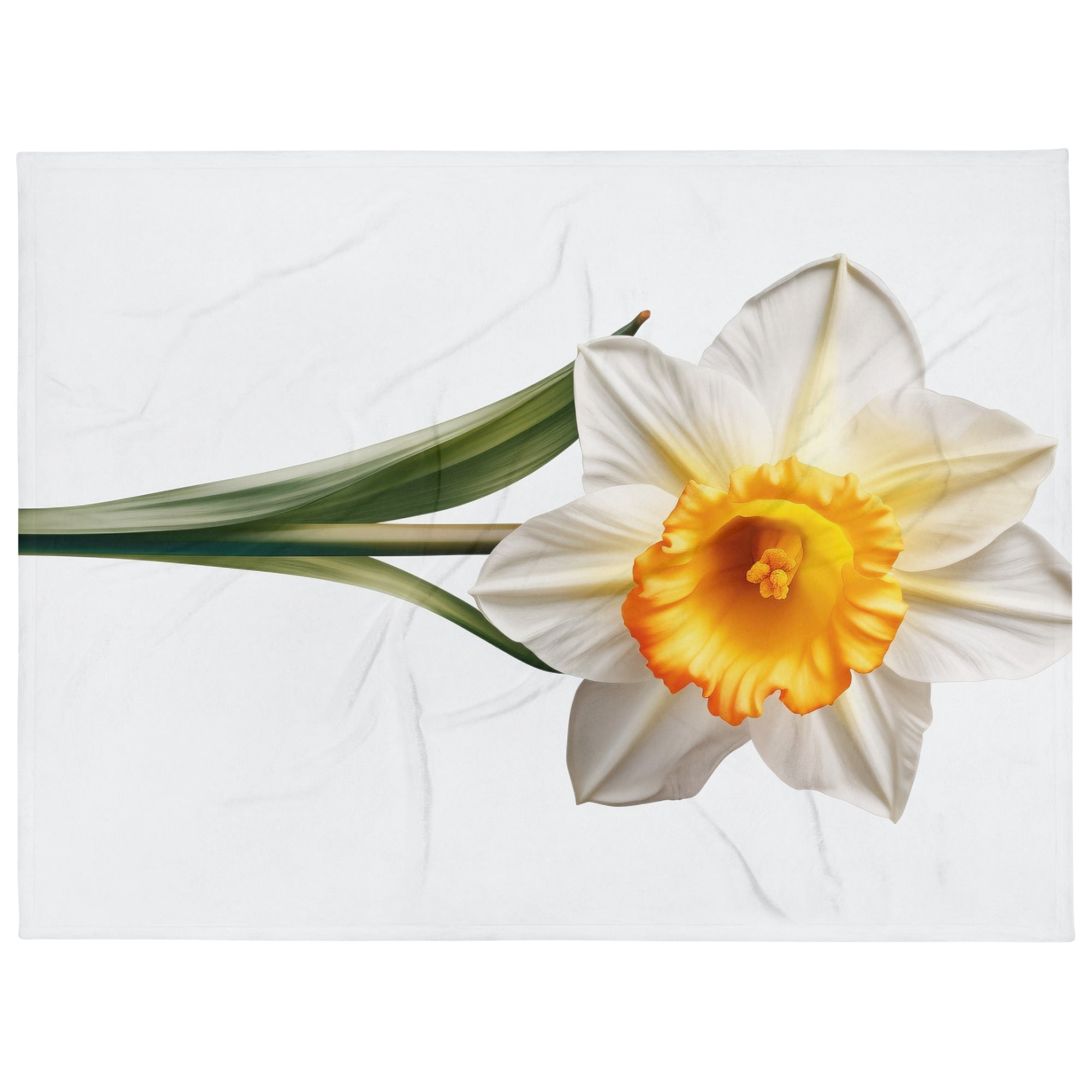 Daffodil Flower Blanket by Visual Verse - Image 1