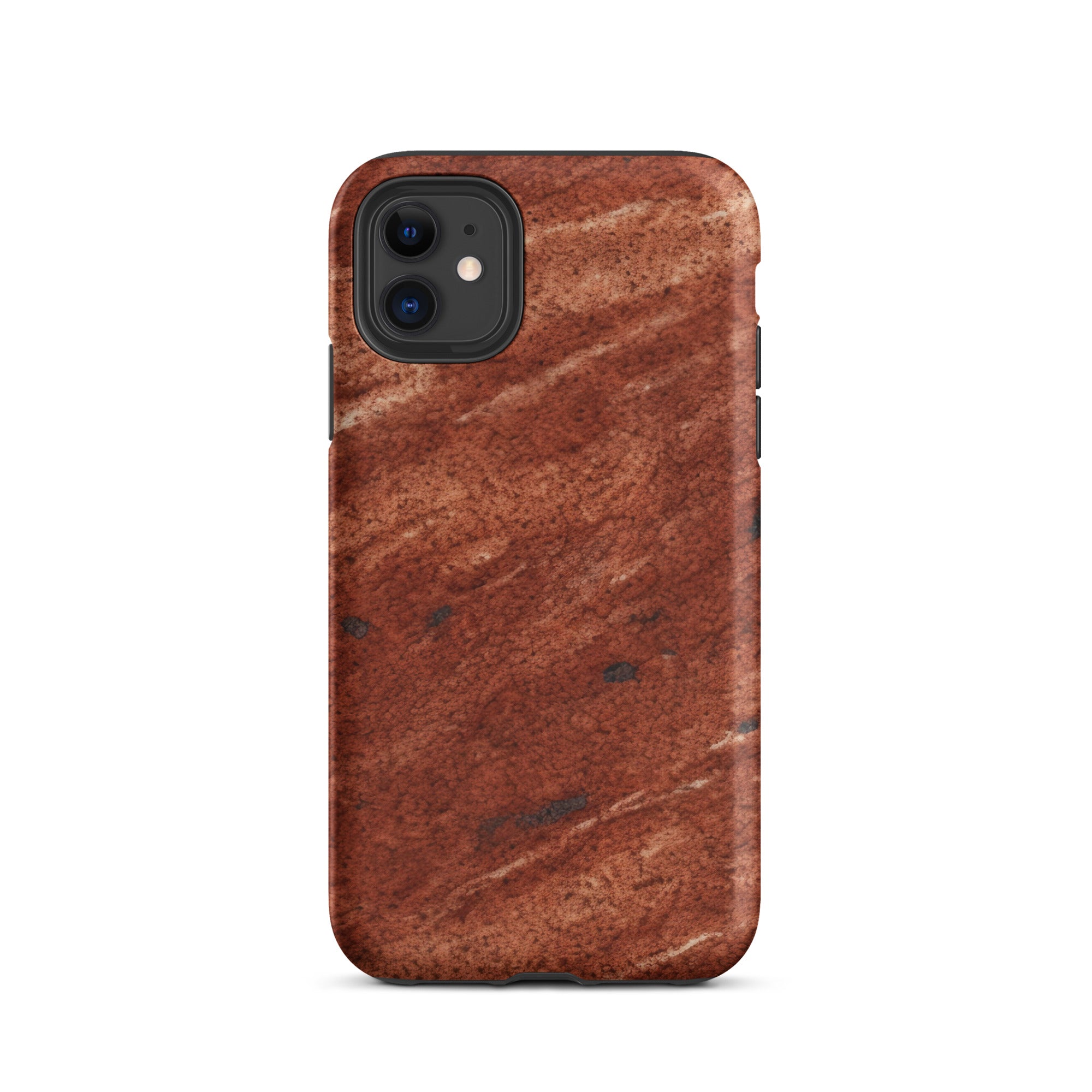 Dakota Mahogany Granite iPhone Case by Visual Verse - Image 2