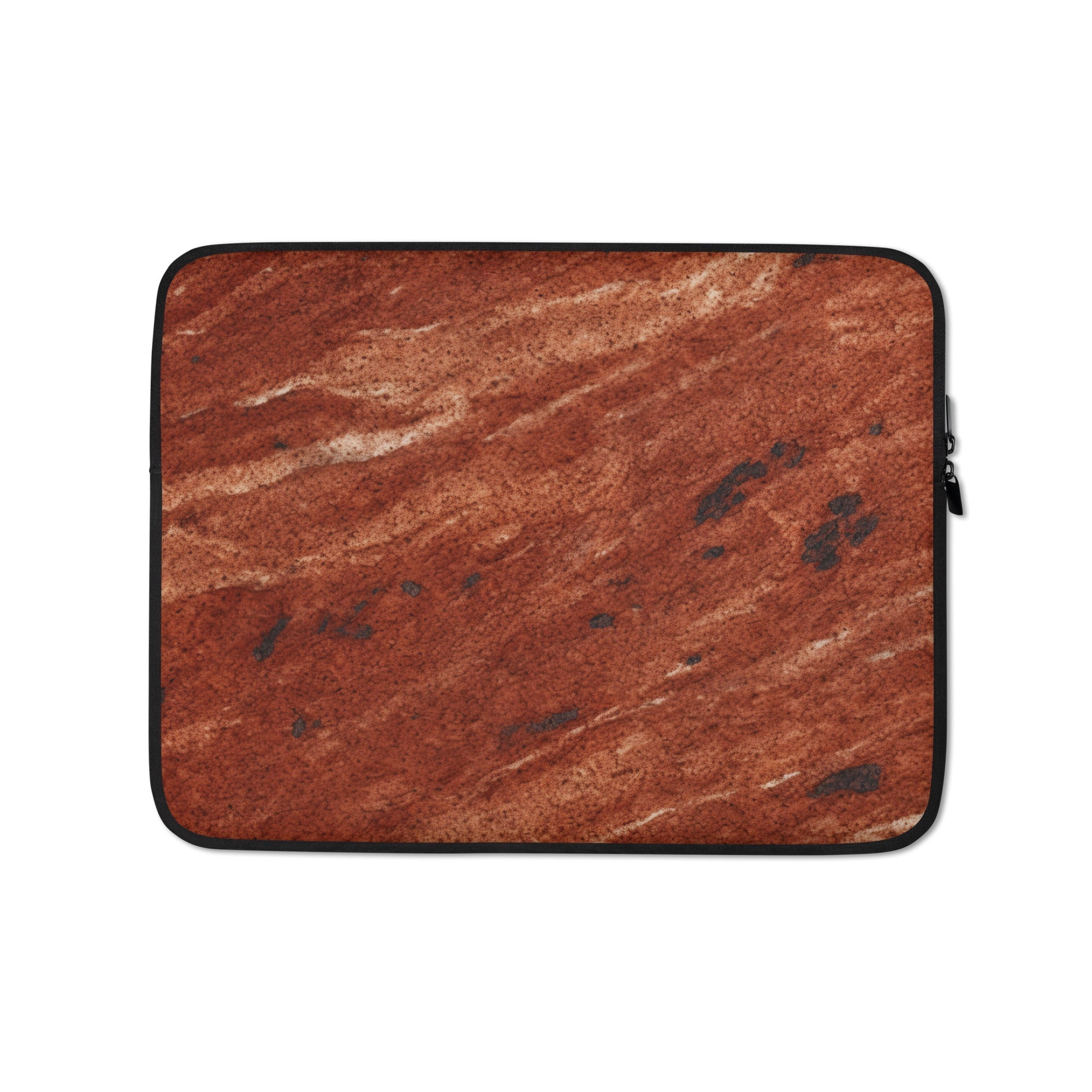 Dakota Mahogany Granite Laptop Sleeve by Visual Verse - Image 2