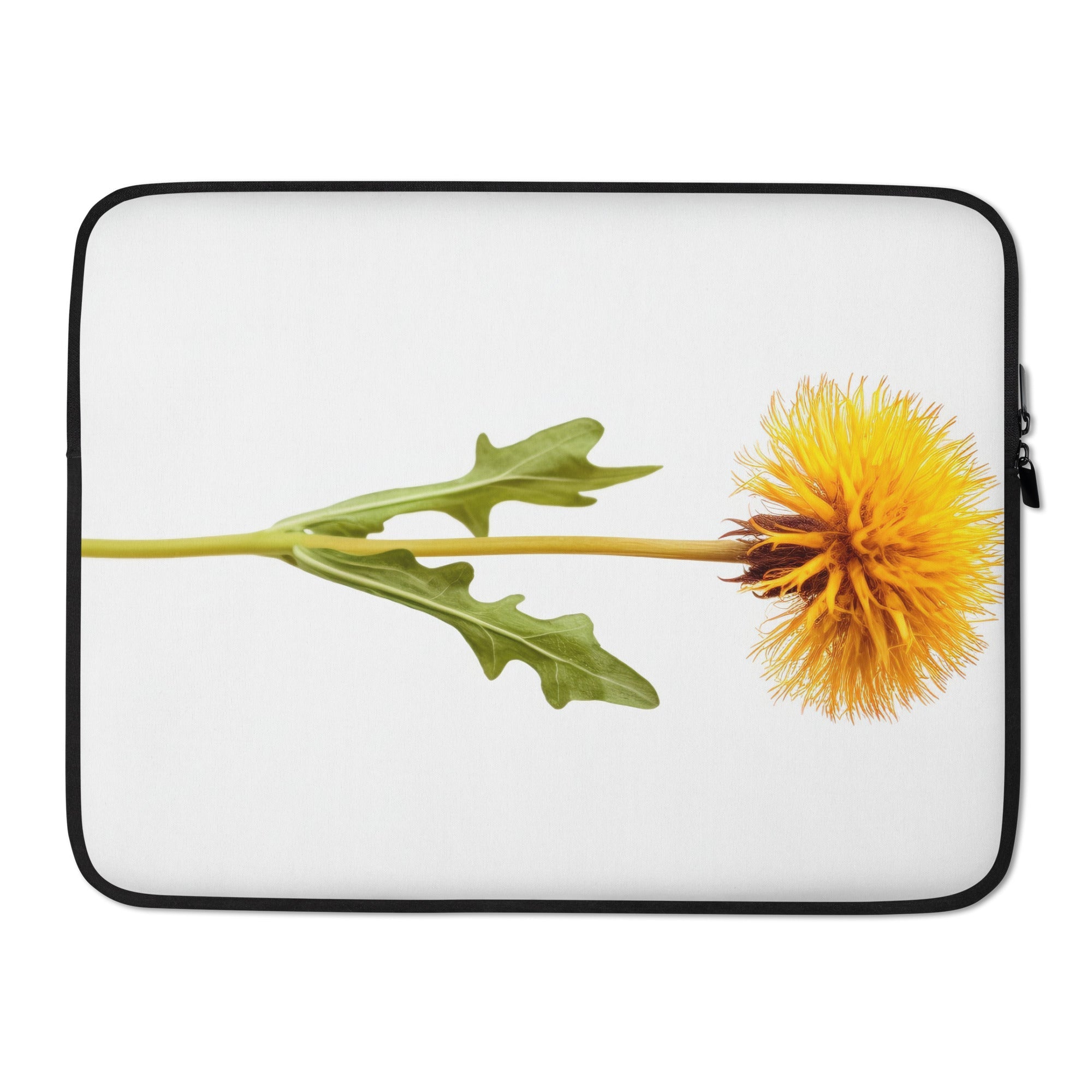 Dandelion Flower Laptop Sleeve by Visual Verse - Image 1