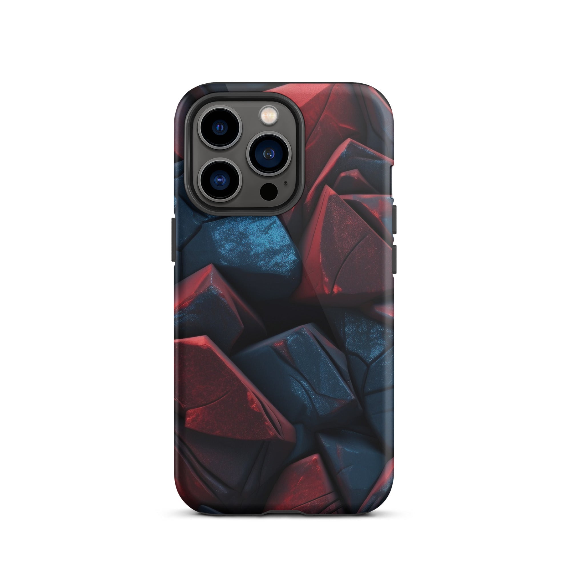 Dark Red Rocks iPhone Case by Visual Verse - Image 19