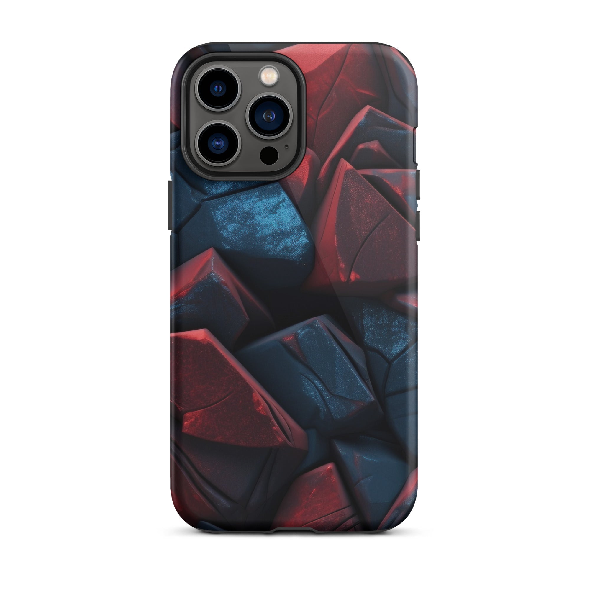 Dark Red Rocks iPhone Case by Visual Verse - Image 21