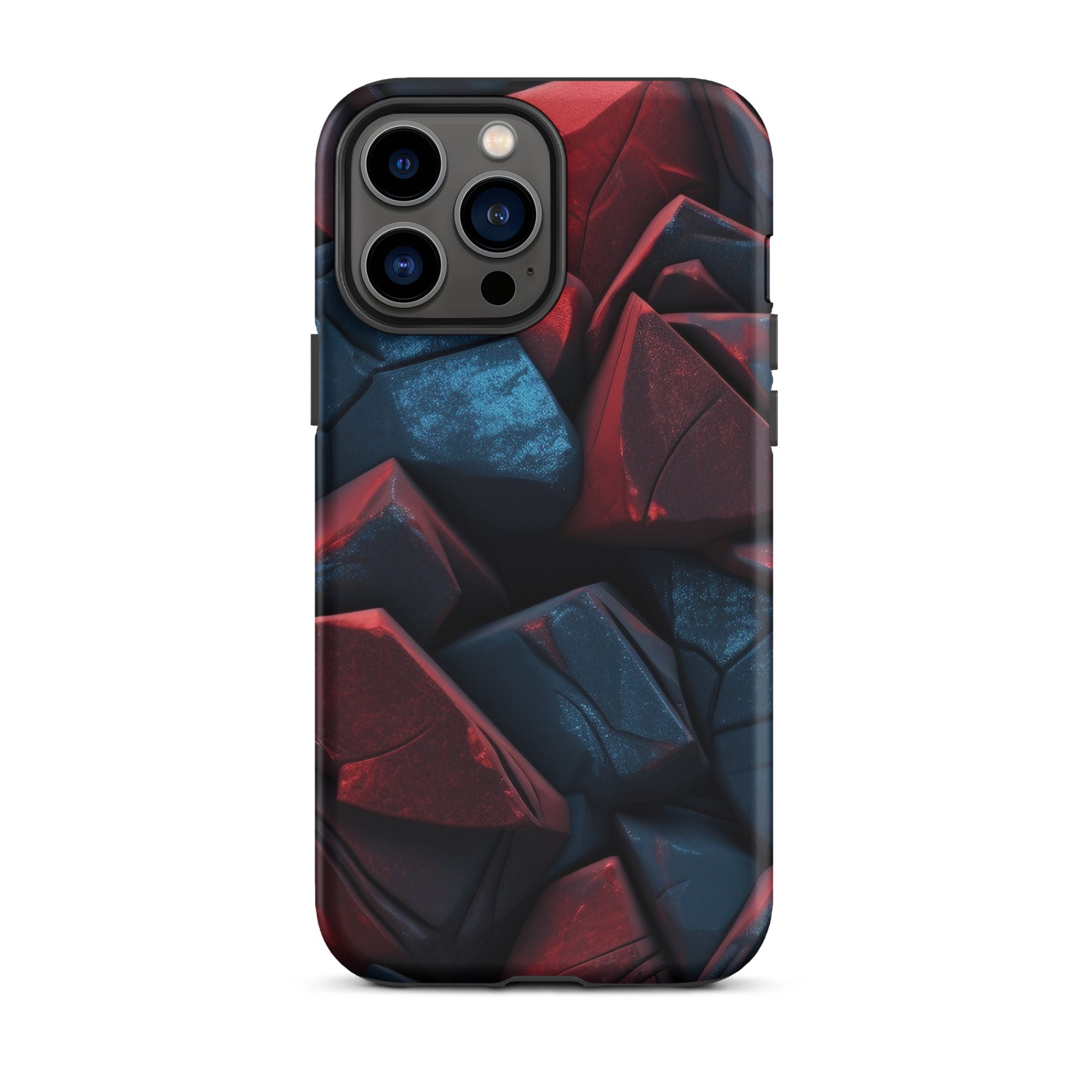 Dark Red Rocks iPhone Case by Visual Verse - Image 22