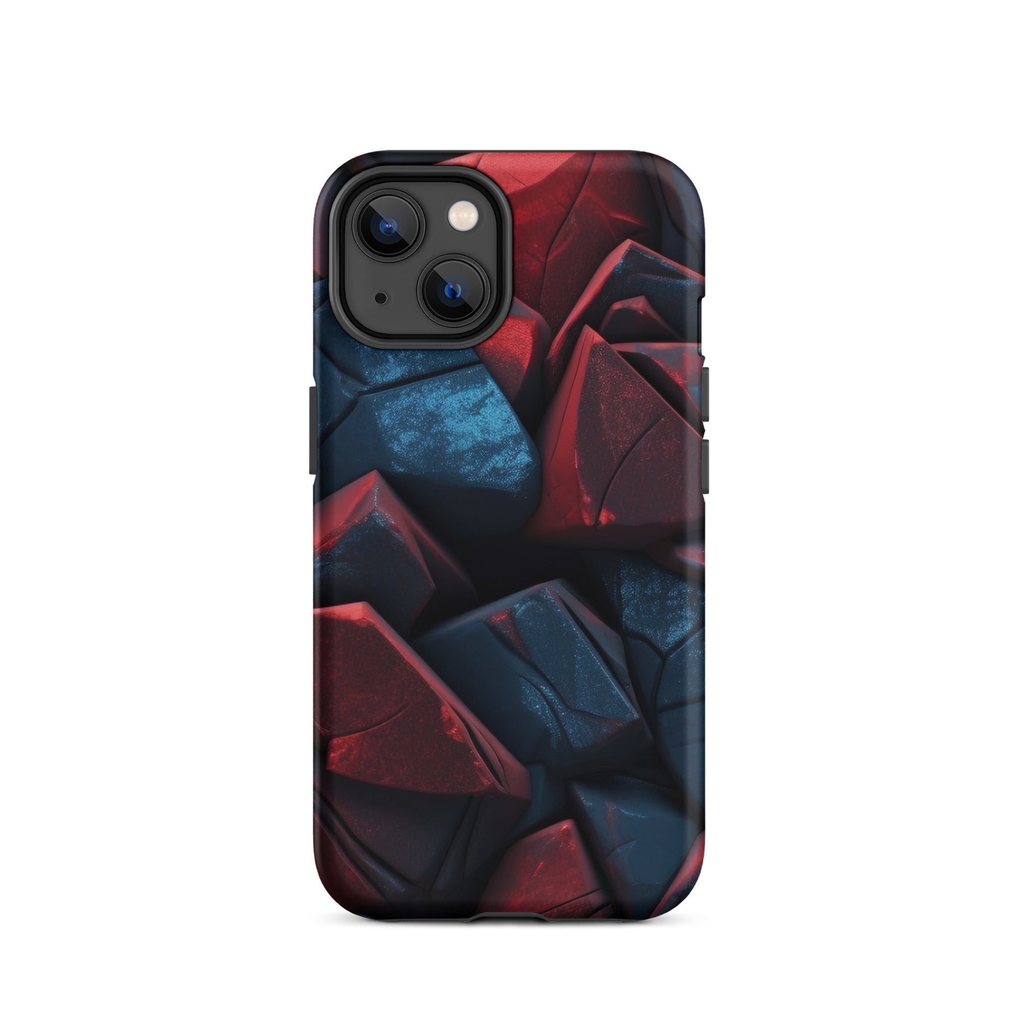 Dark Red Rocks iPhone Case by Visual Verse - Image 24