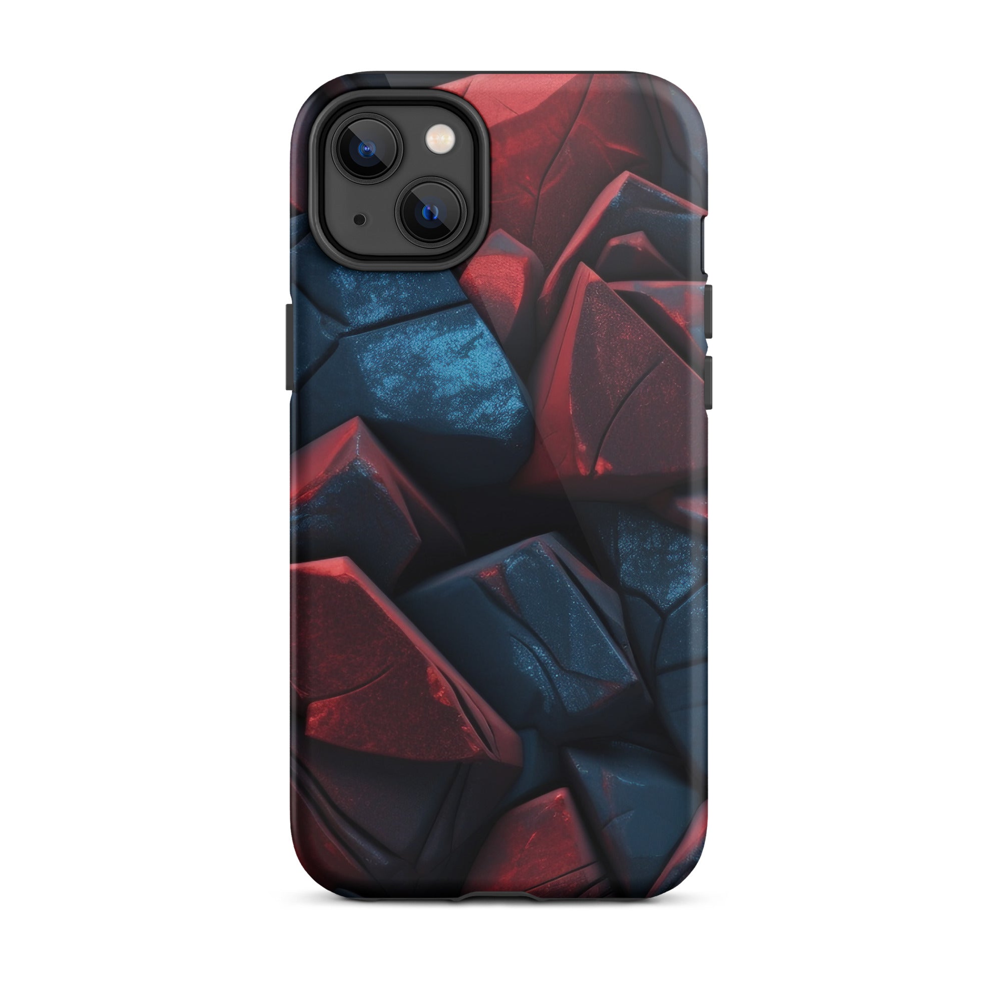 Dark Red Rocks iPhone Case by Visual Verse - Image 25